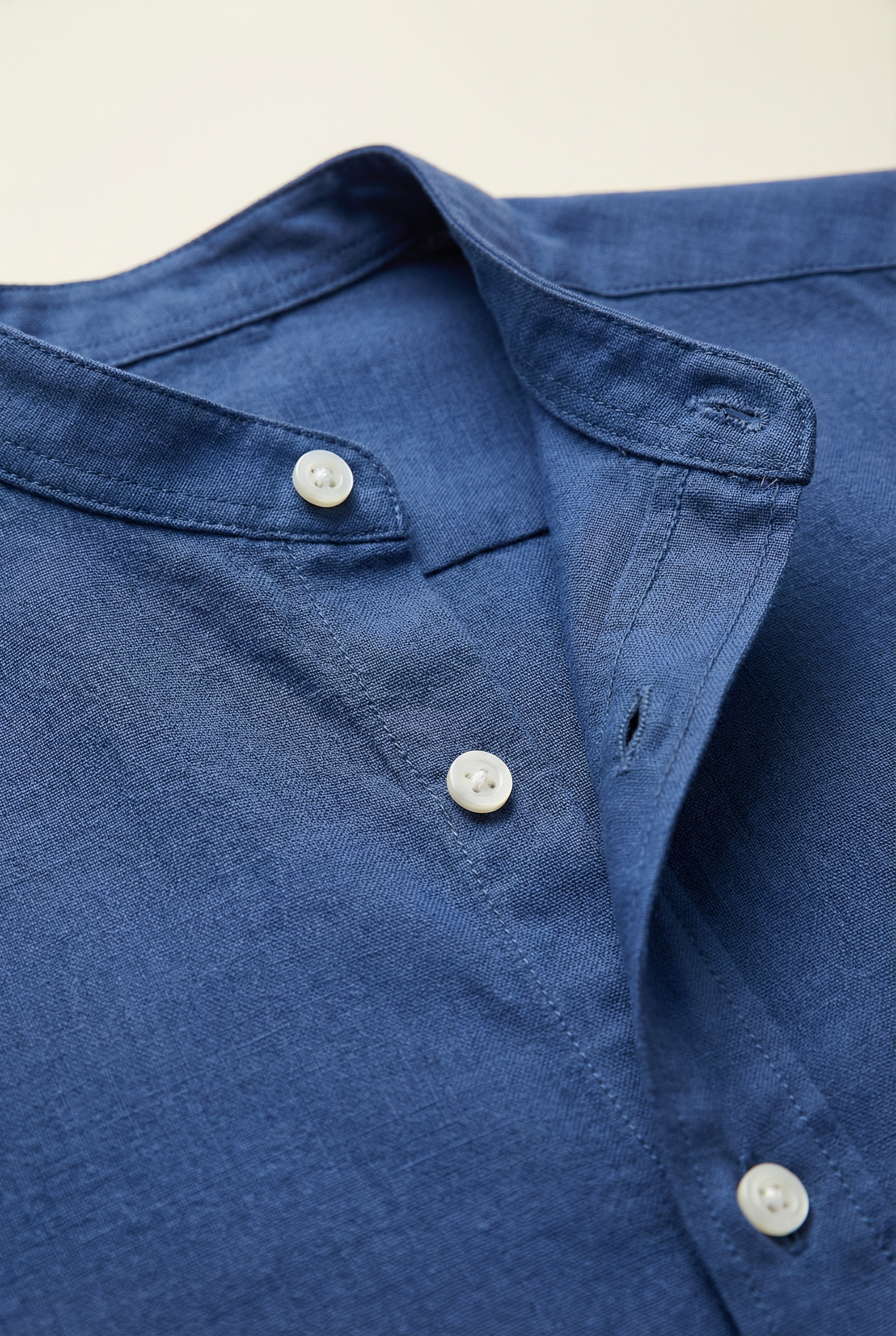 Men's Grandad Collar Shirt