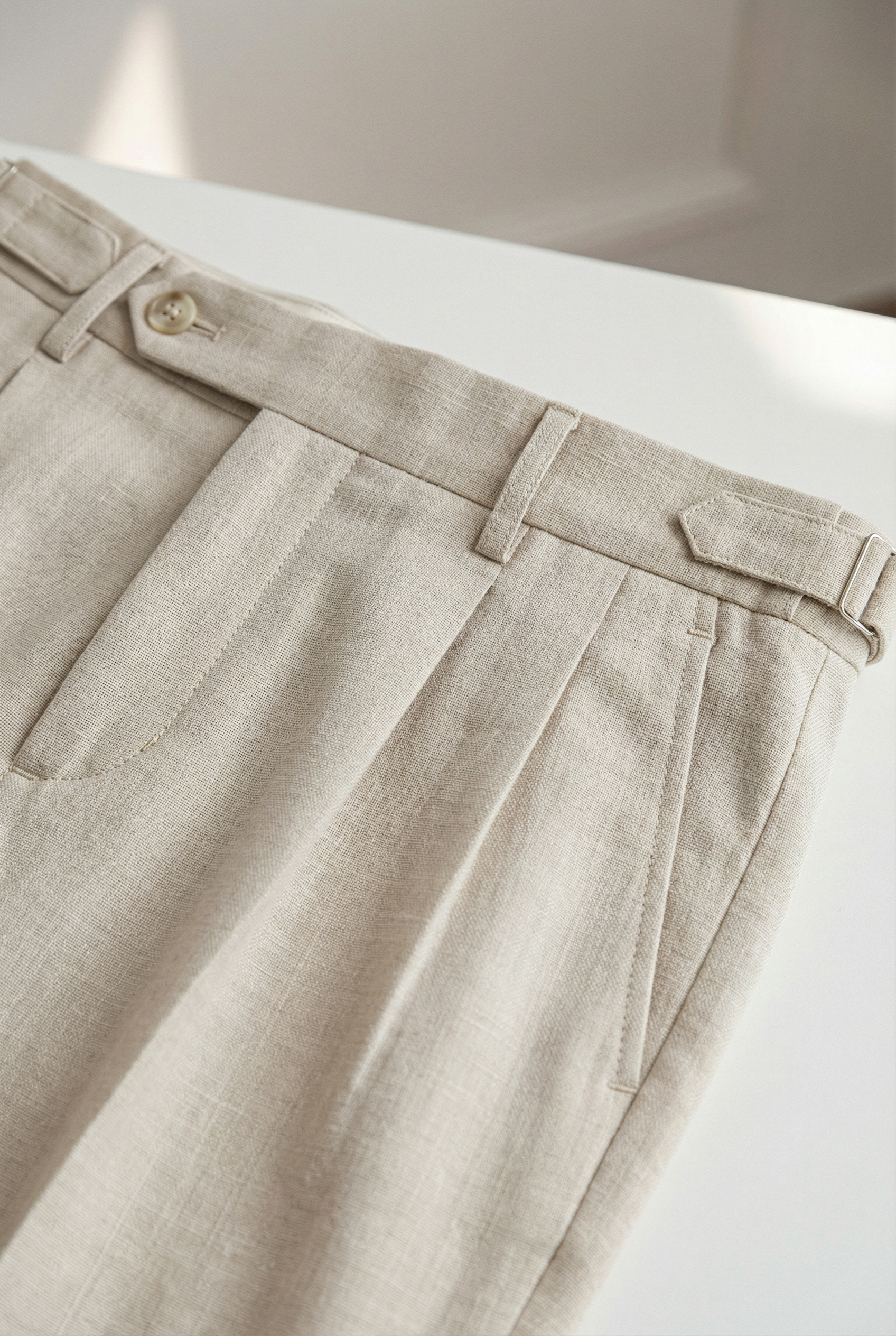Men's Pleated Trousers