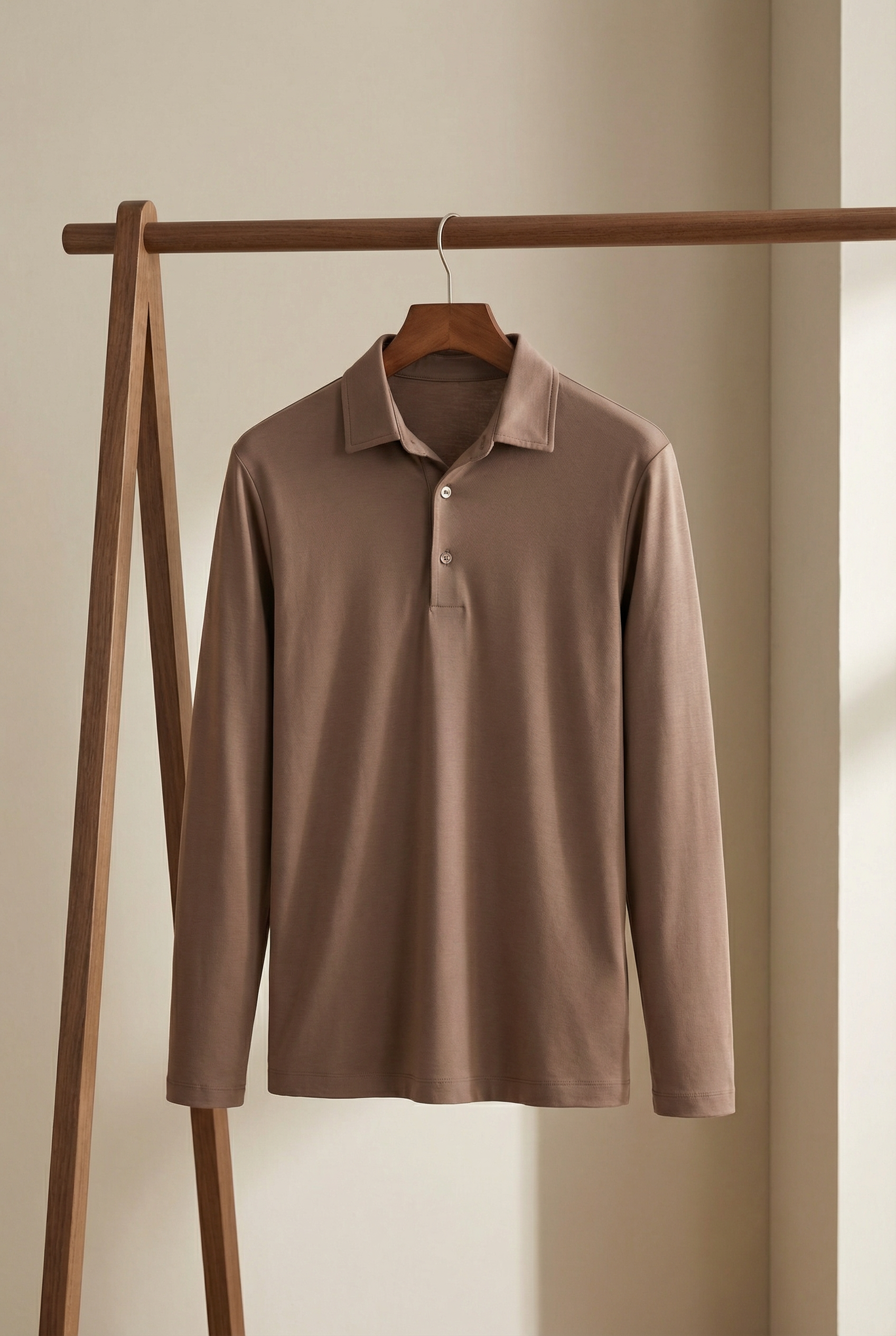 Men's Long Sleeve Polo Shirt
