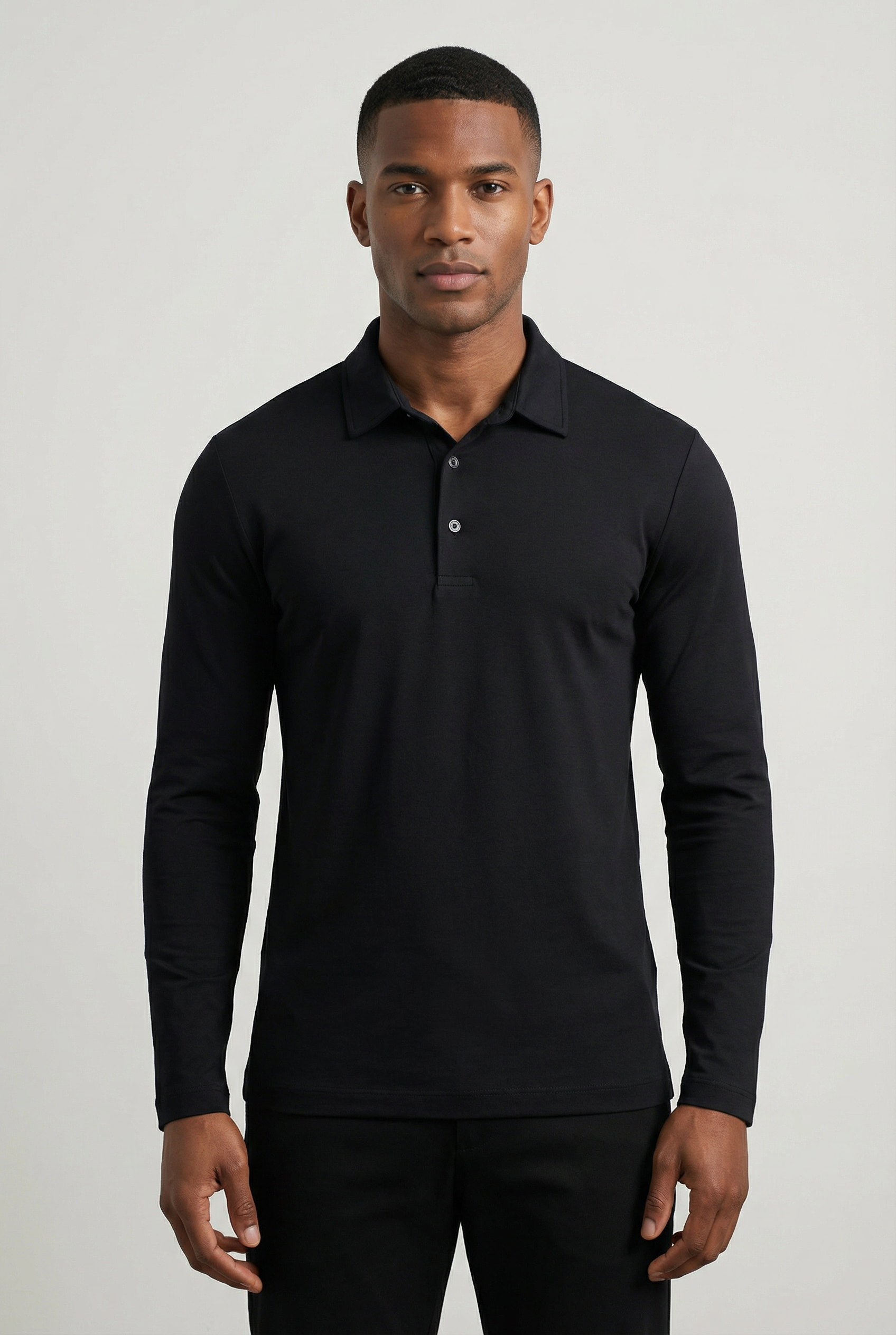 Men's Long Sleeve Polo Shirt