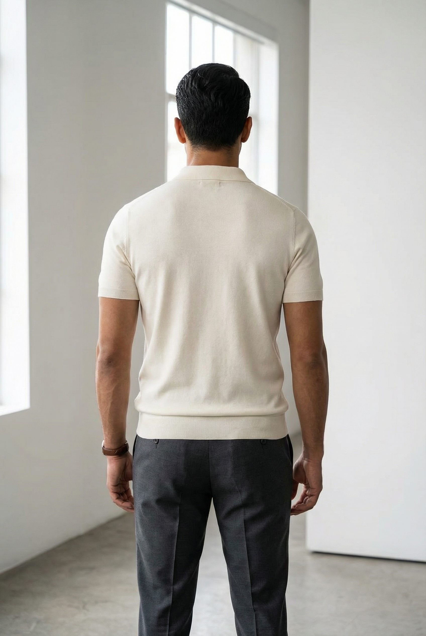 Men's Zip Polo Shirt