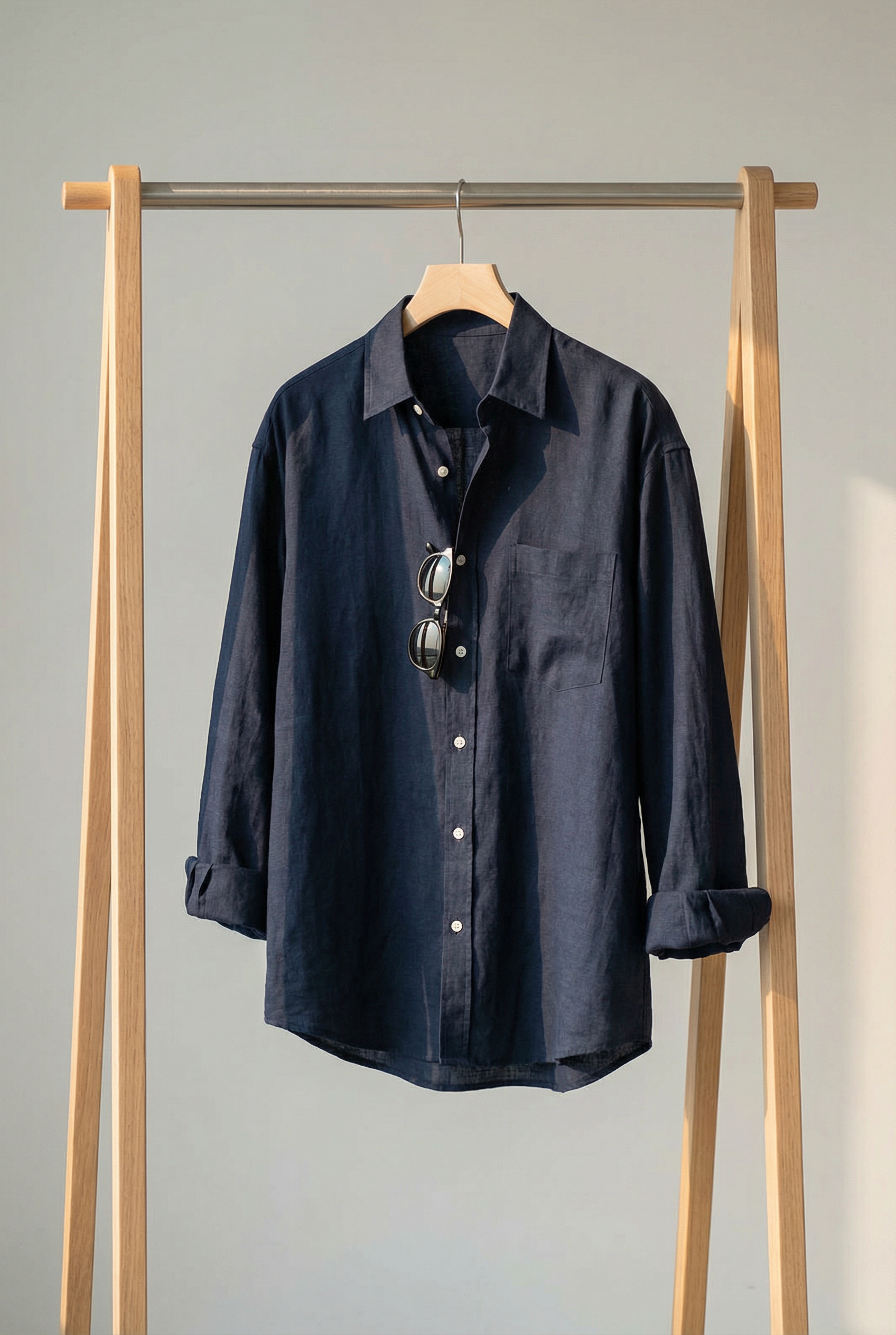 Men's Linen Overshirt