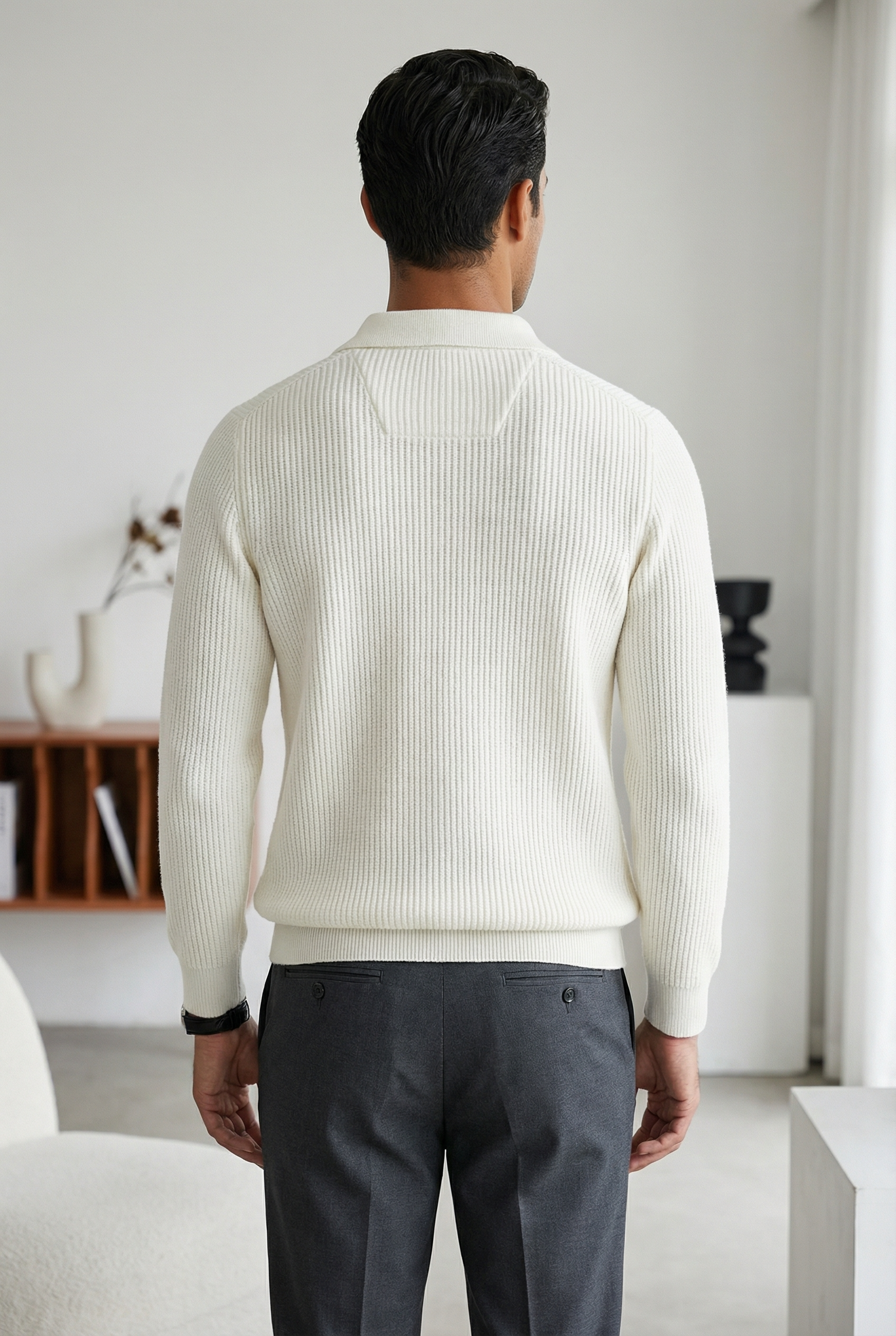 Men's Quarter Zip Sweater