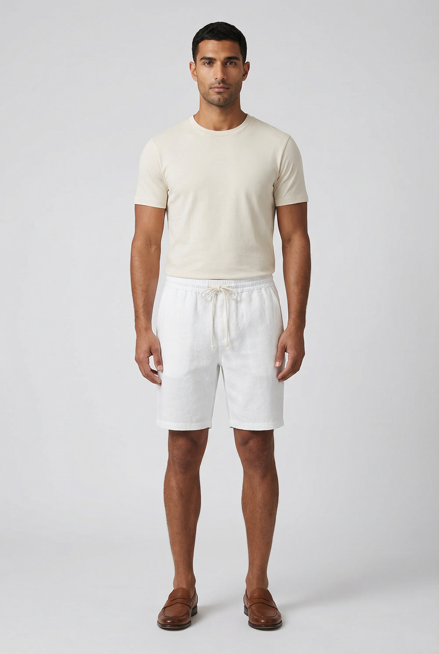 Men's Linen Relaxed Fit Shorts