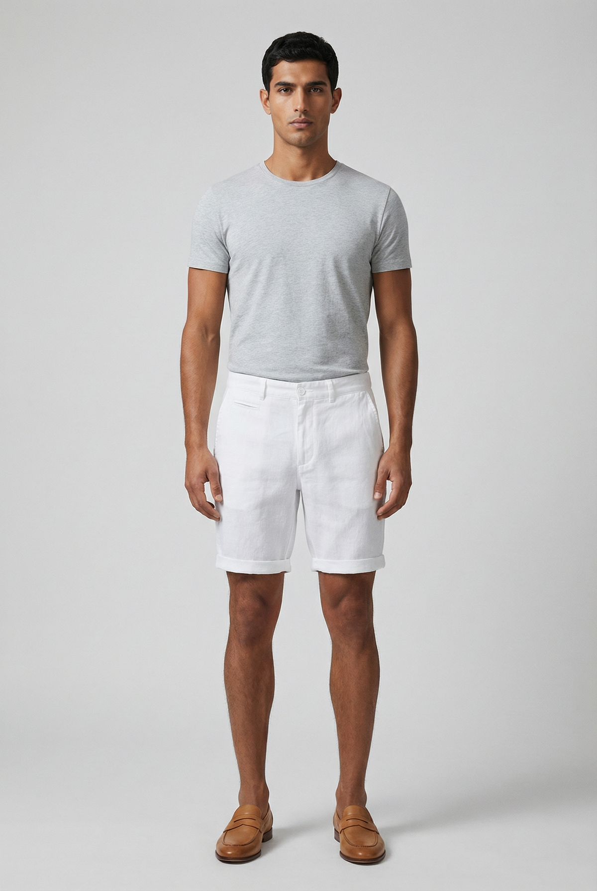 Men's Linen Tailored Shorts