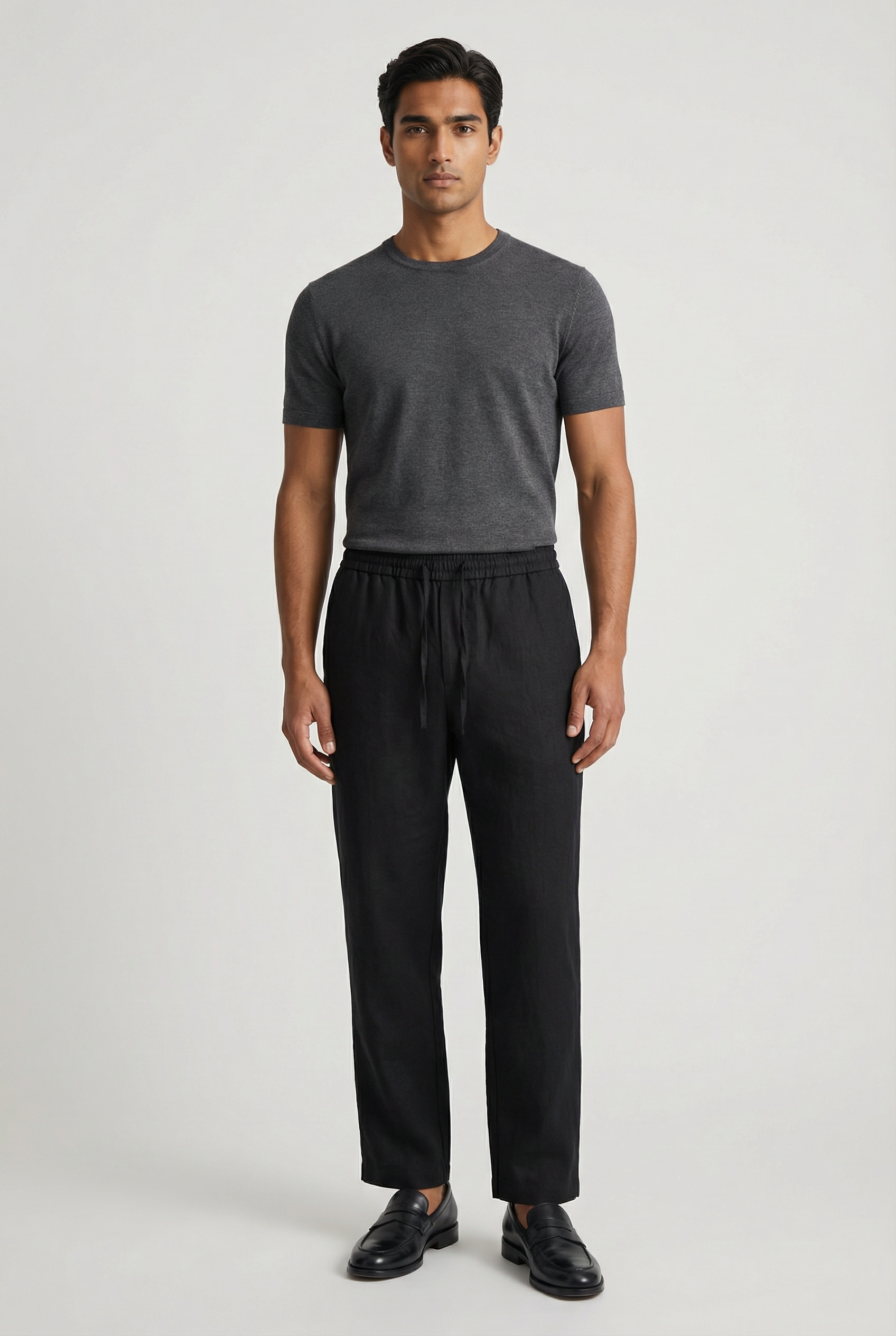 Men's Linen Relaxed Fit Trousers