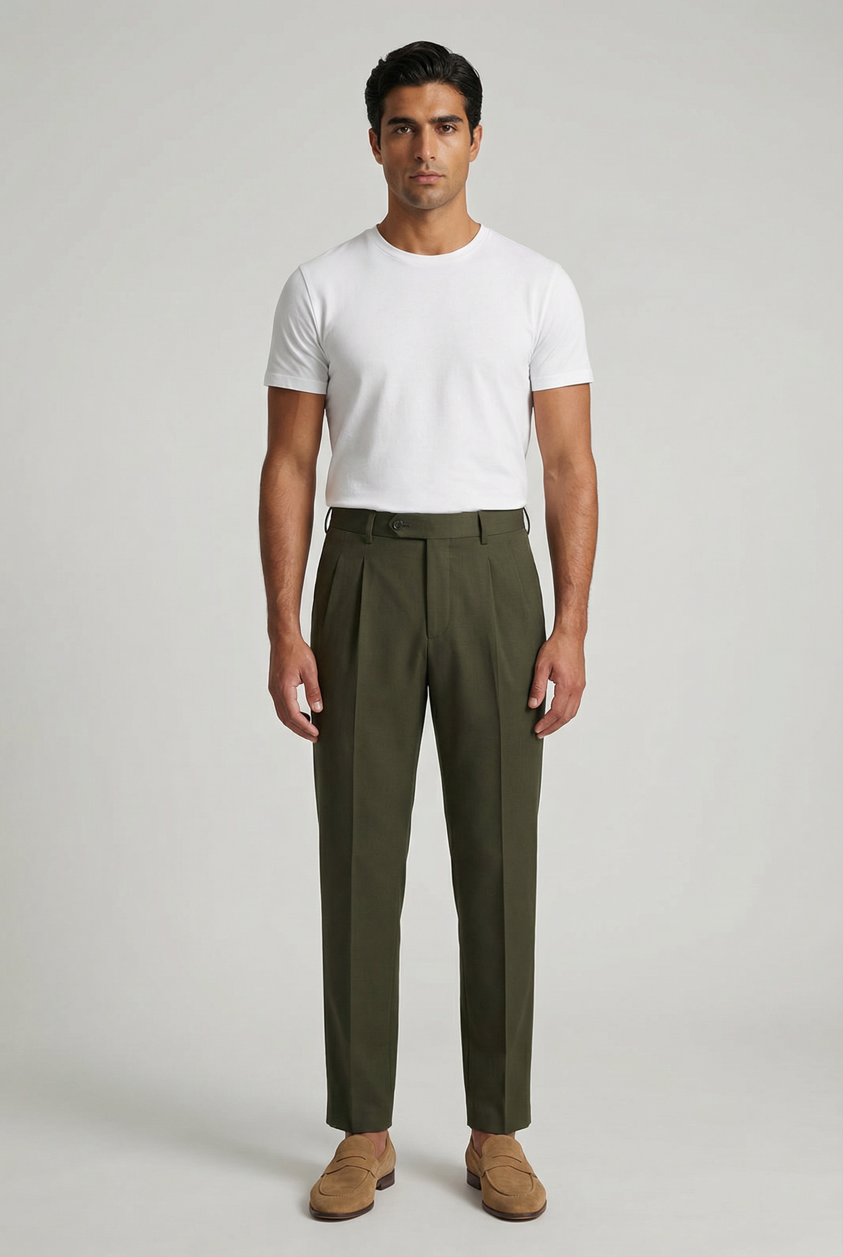 Men's Pleated Trousers