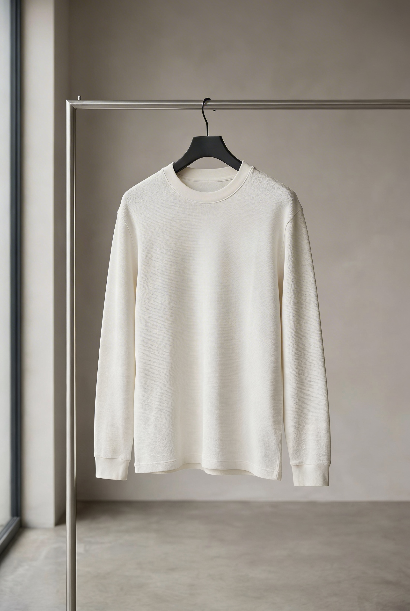 Men's Long Sleeve Cotton T-Shirt