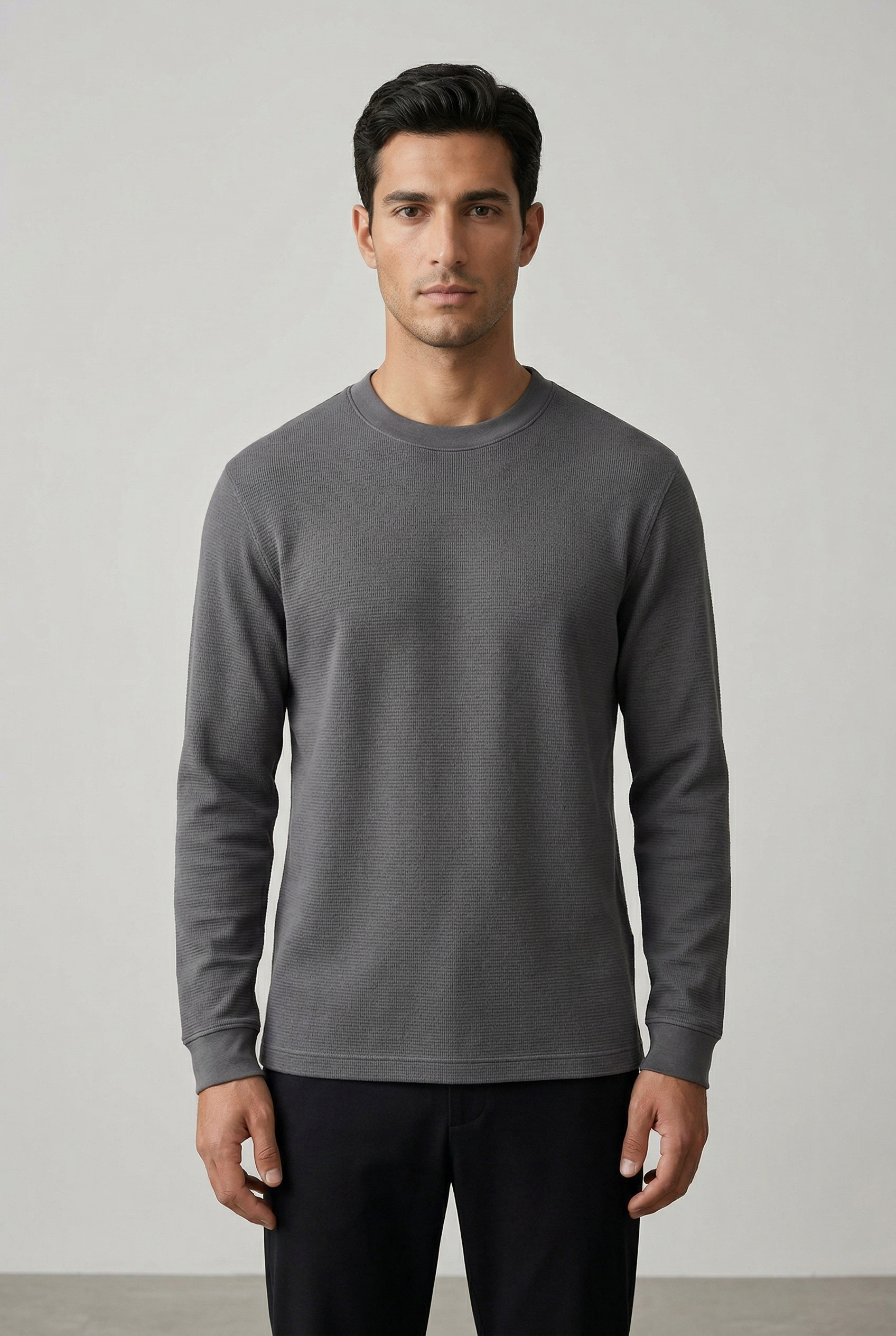 Men's Long Sleeve Cotton T-Shirt