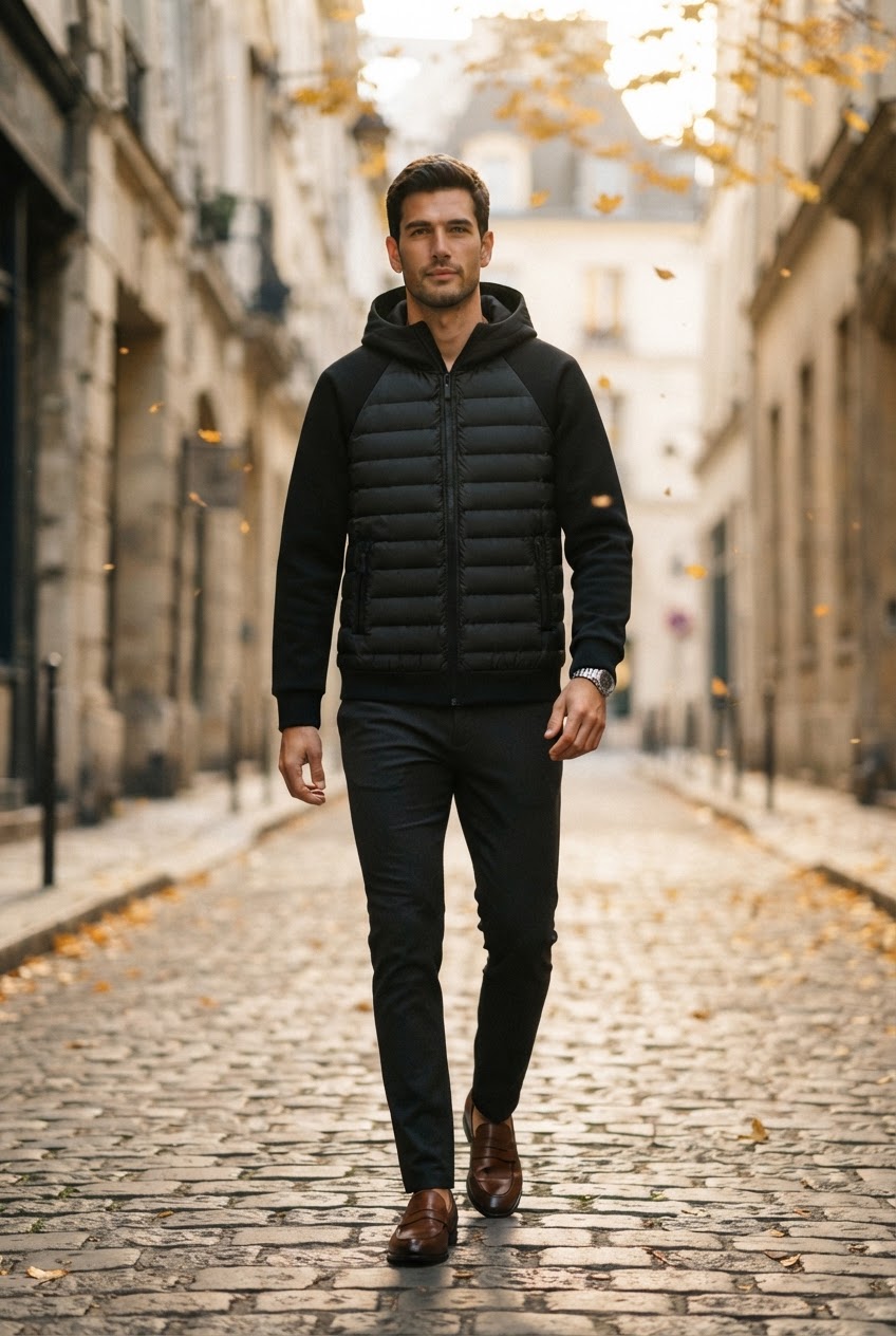 Men's Hooded Down Jacket