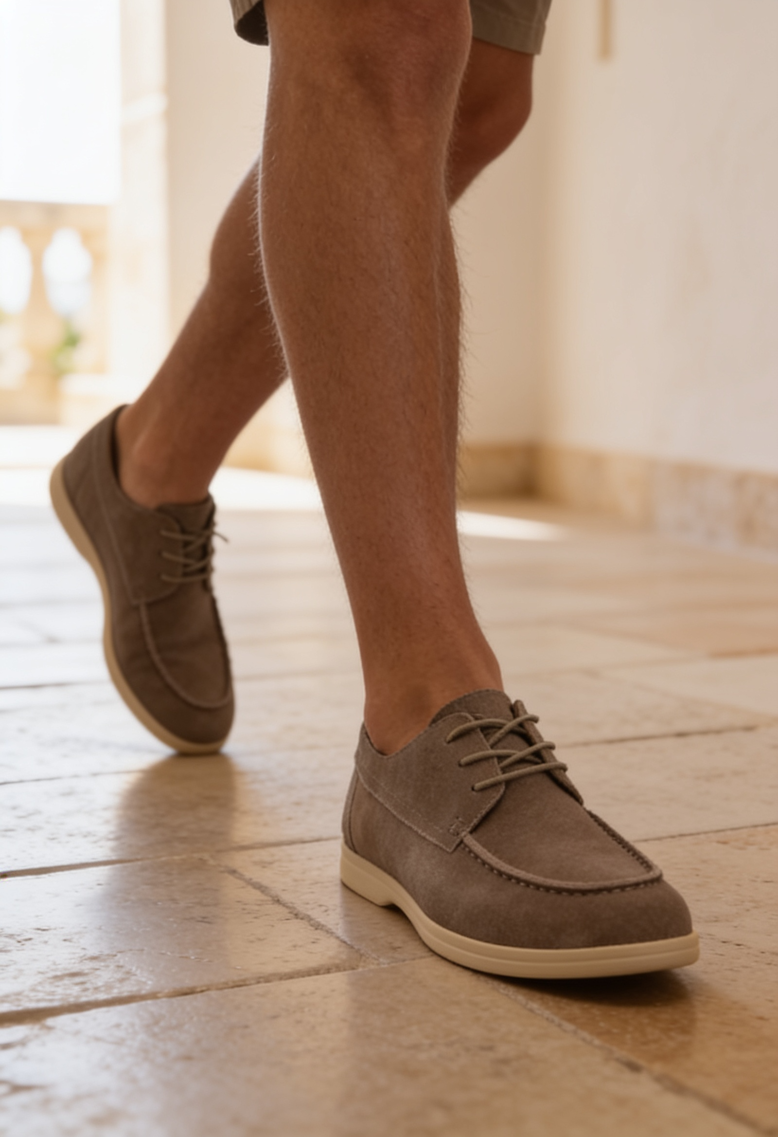 Men's Suede Boat Shoes