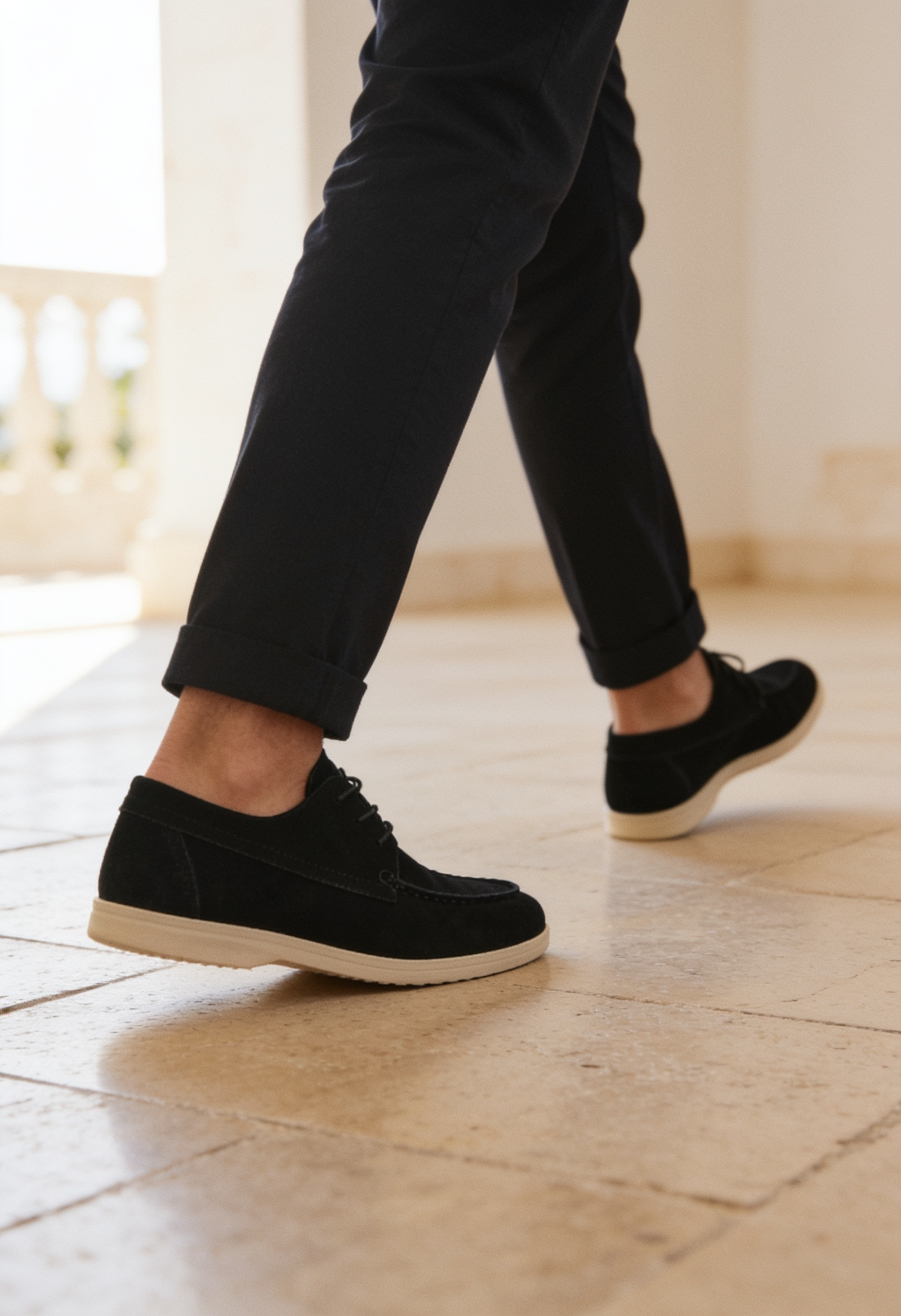 Men's Suede Boat Shoes
