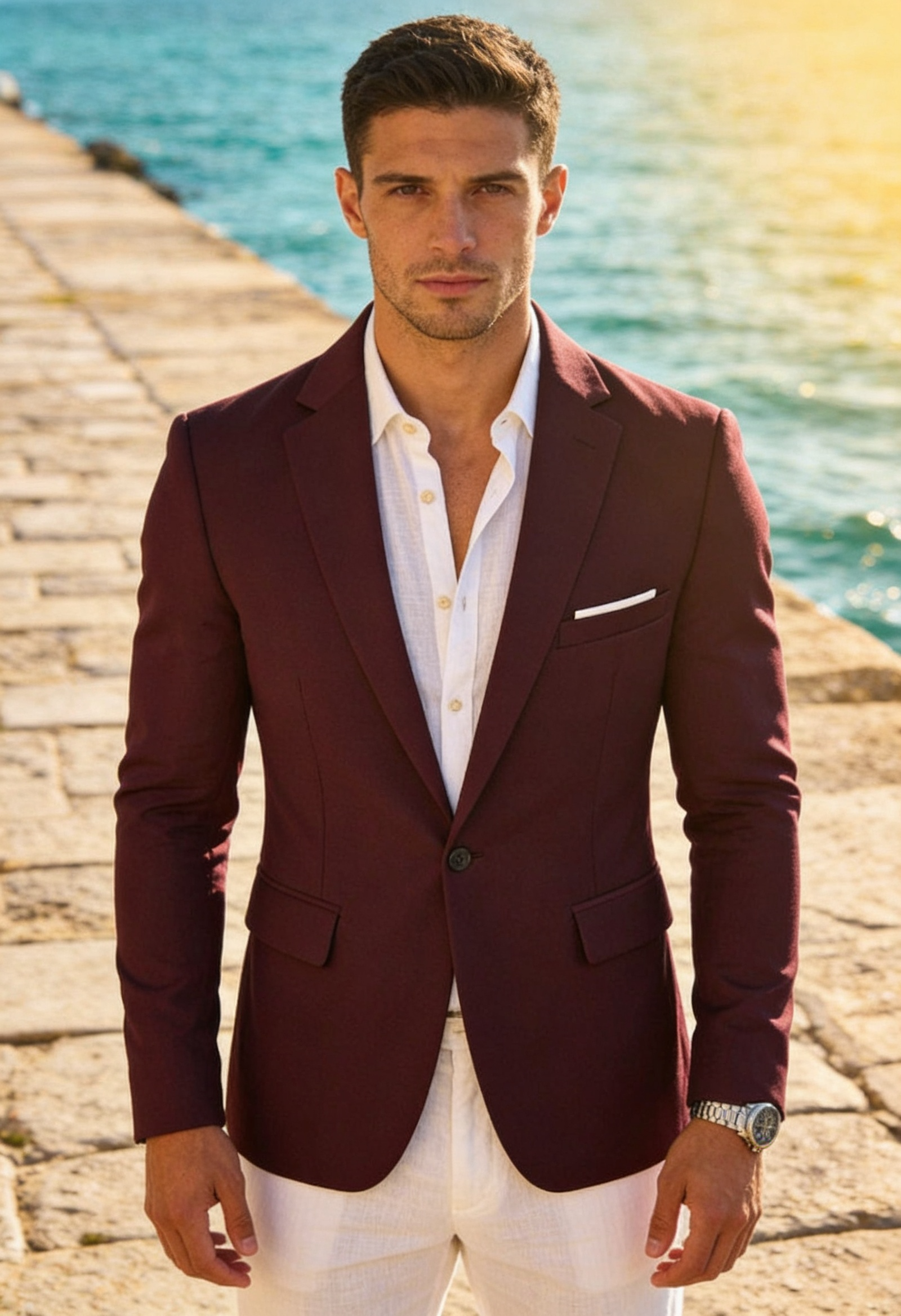 Men's Slim Fit Blazer – Structured