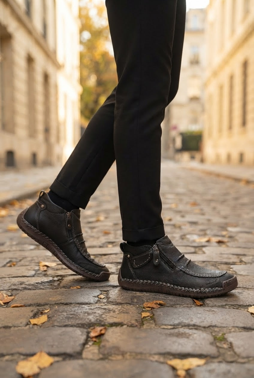 Men's Leather Comfort Boots