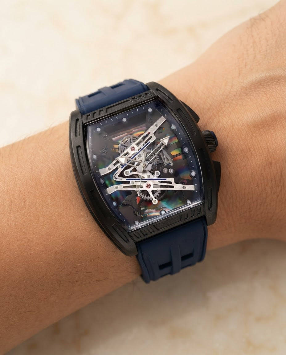 Men's Skeleton Sport Watch