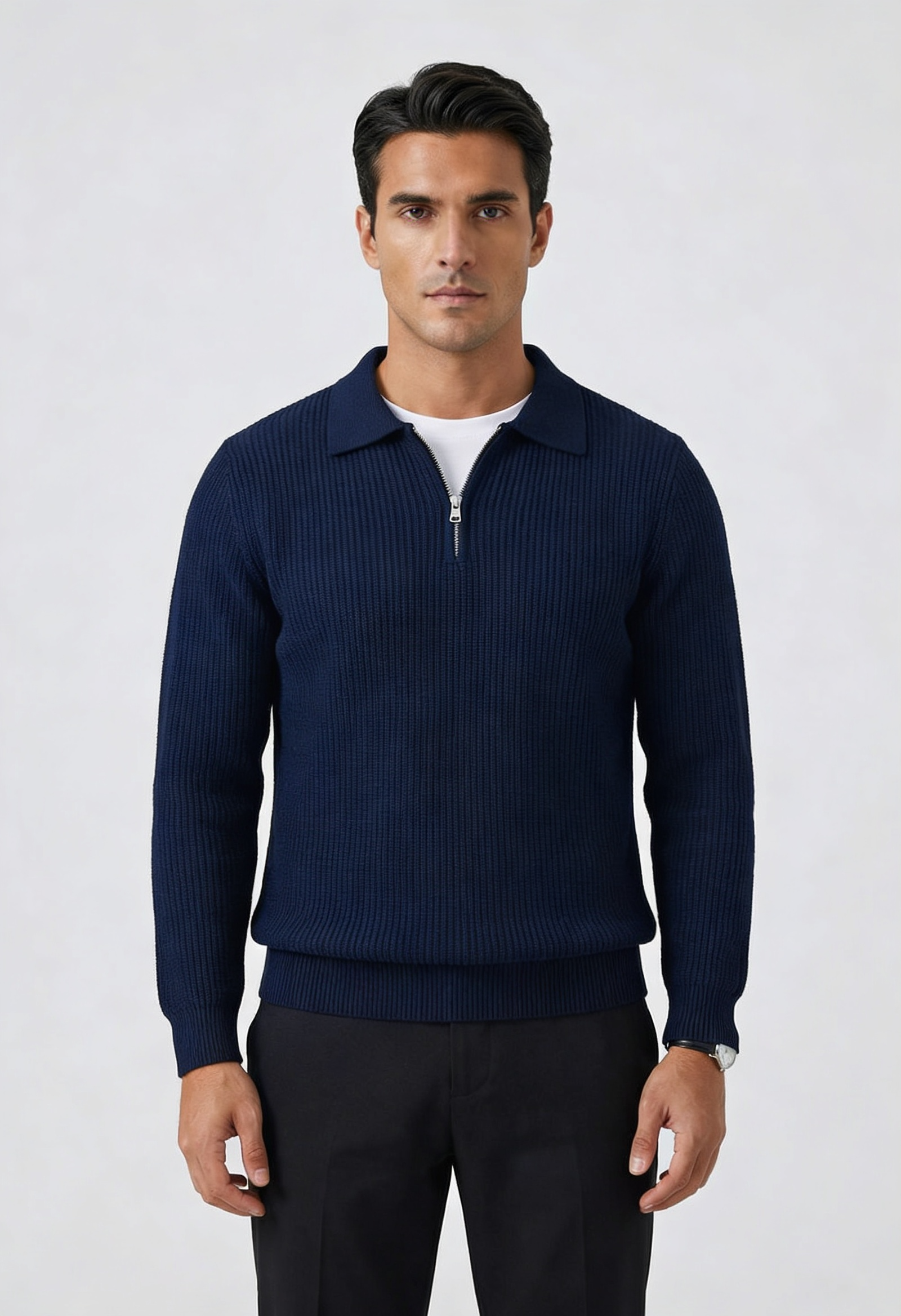 Men's Quarter Zip Sweater
