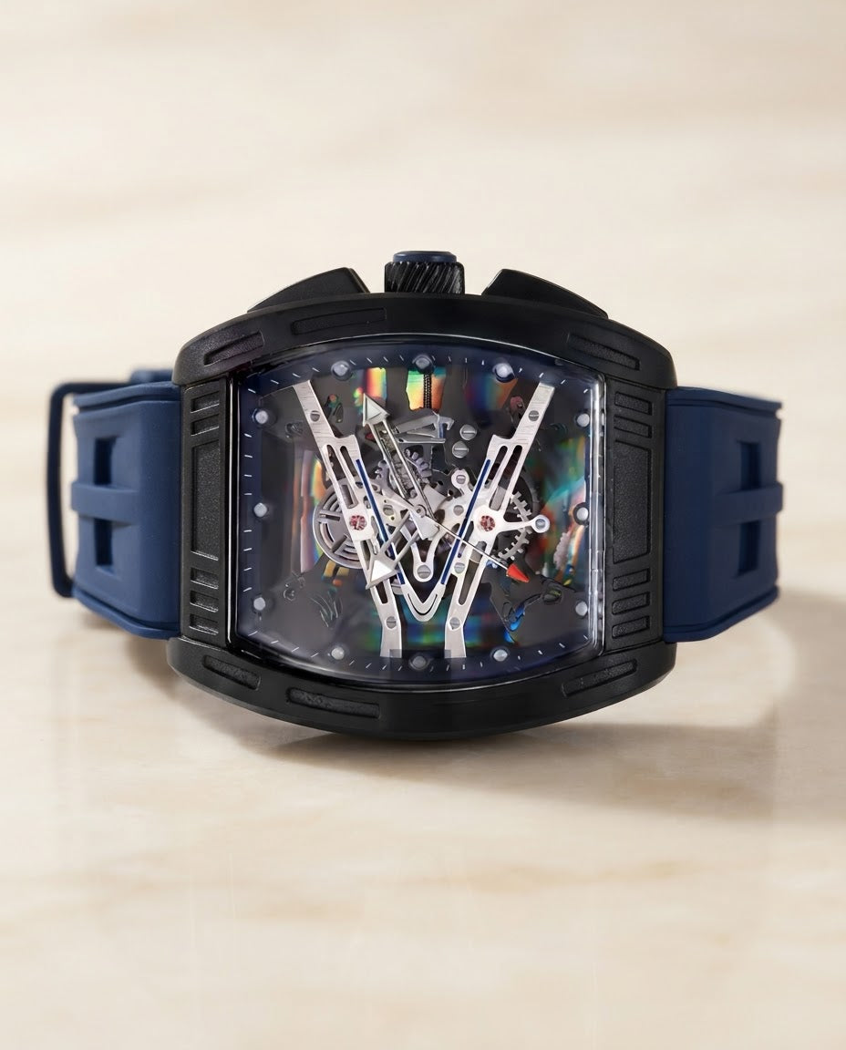 Men's Skeleton Sport Watch