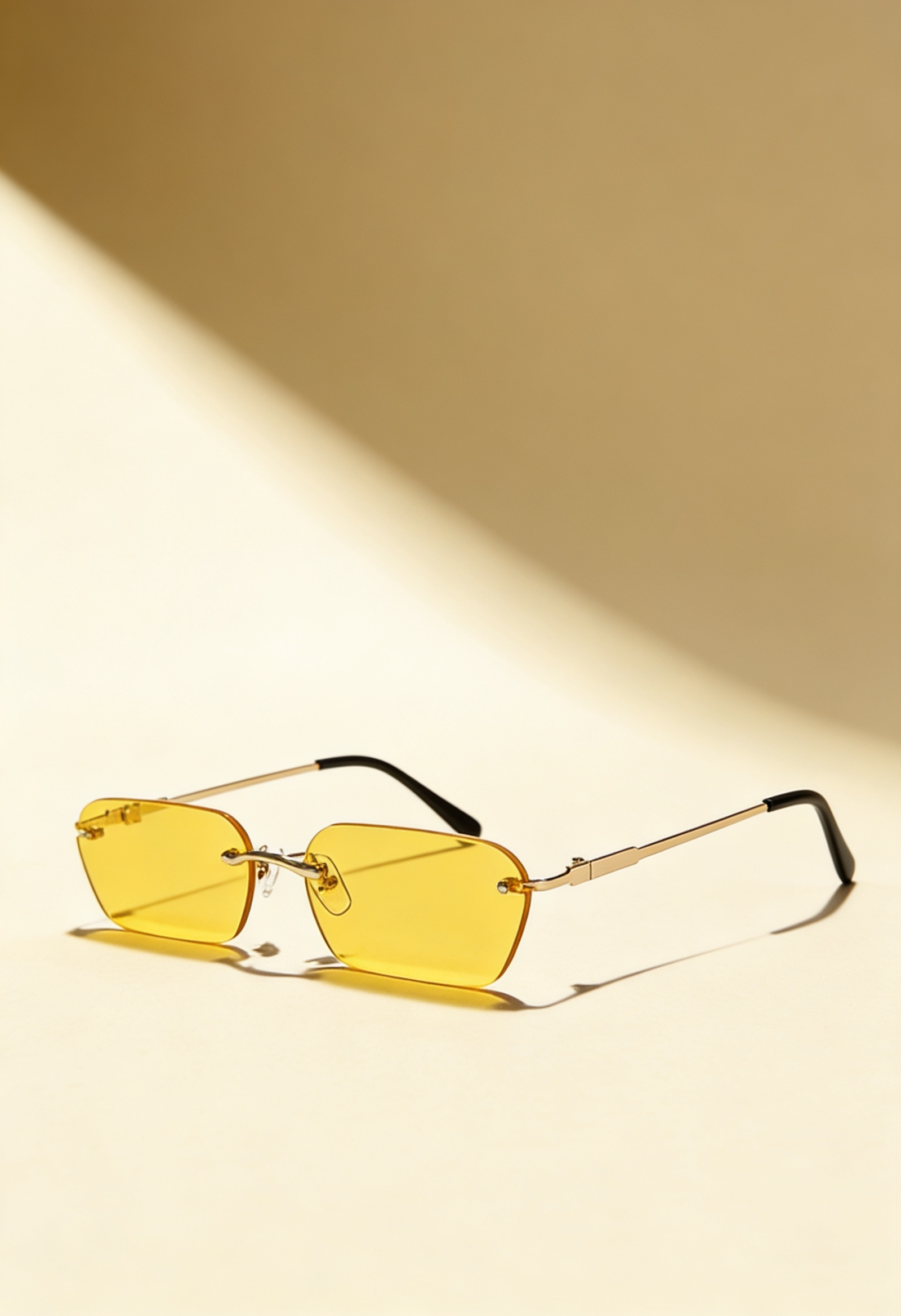 Men's Rimless Sunglasses