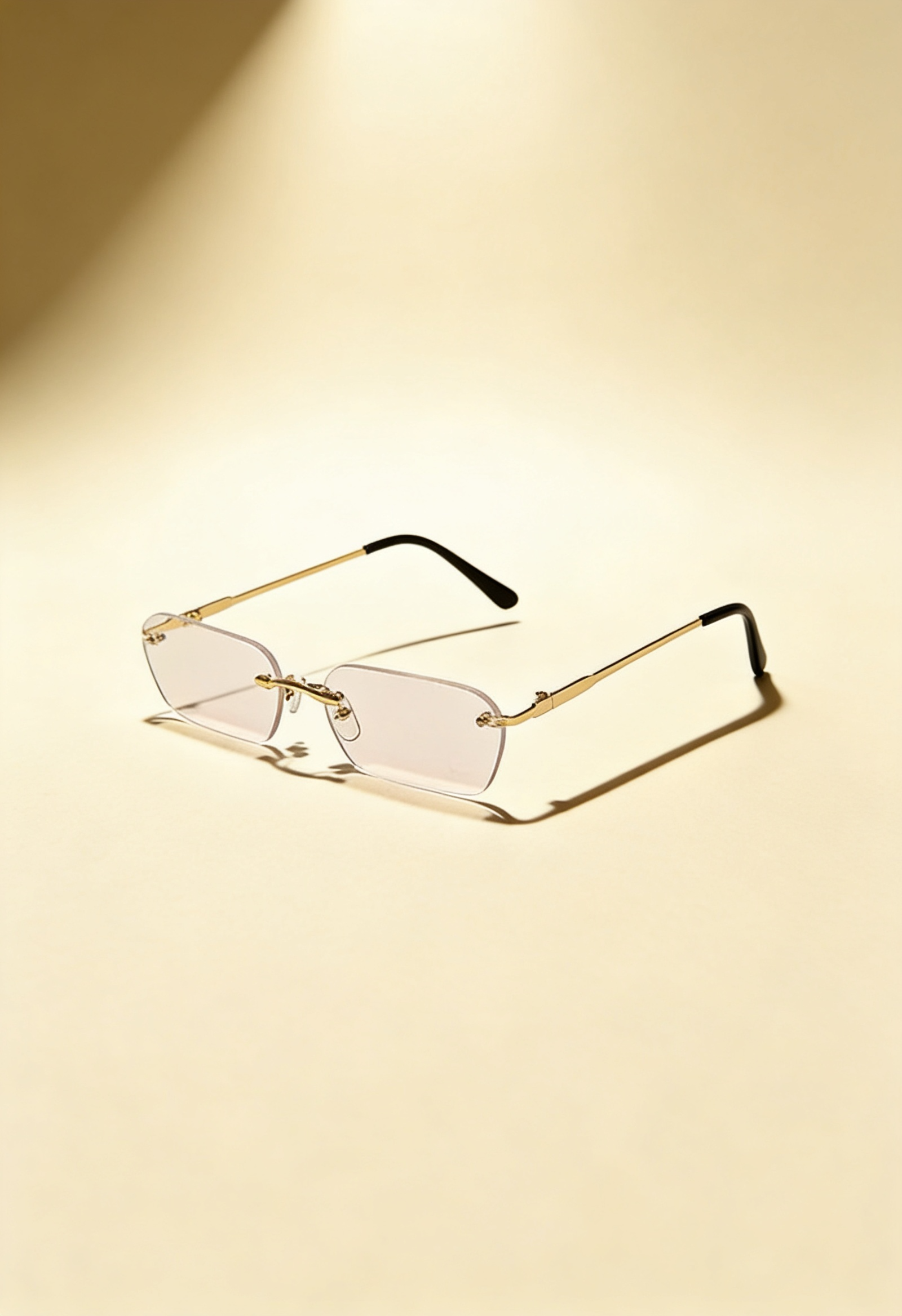 Men's Rimless Sunglasses