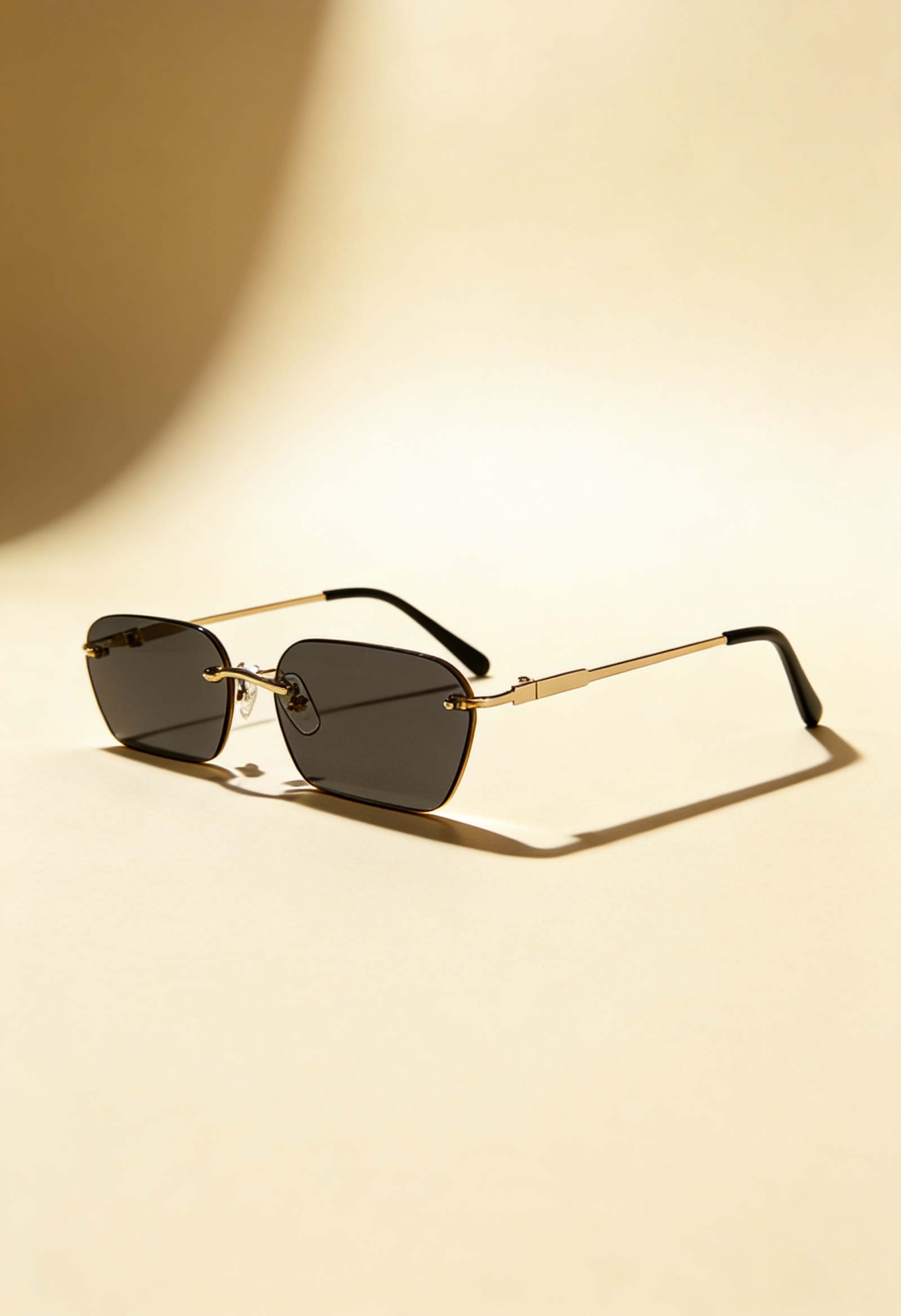 Men's Rimless Sunglasses