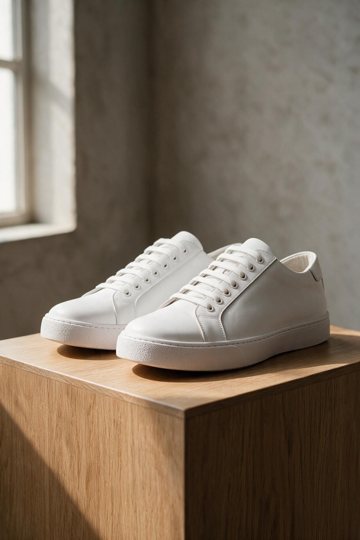 Men's Leather Trainers