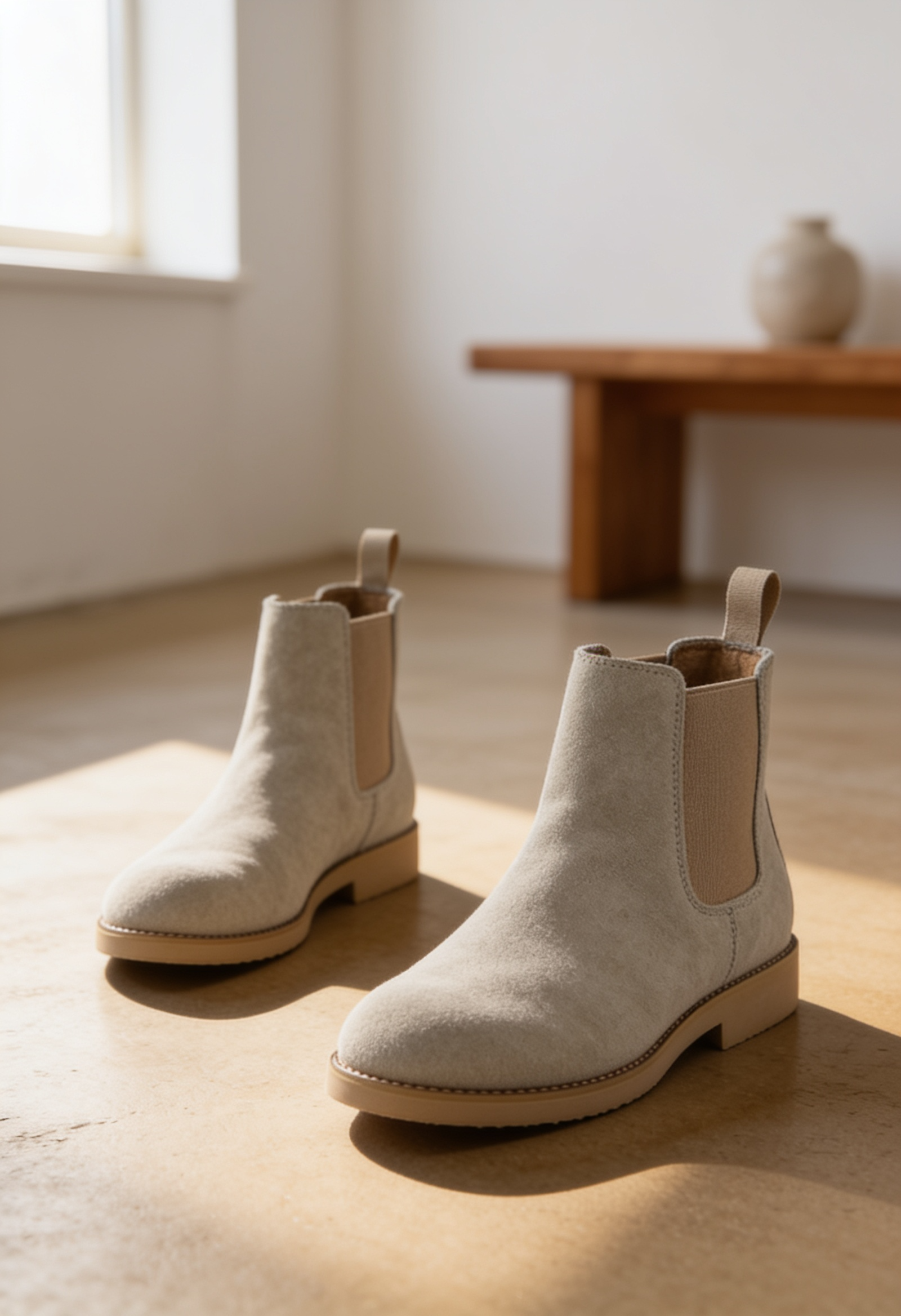 Men's Suede Chelsea Boots