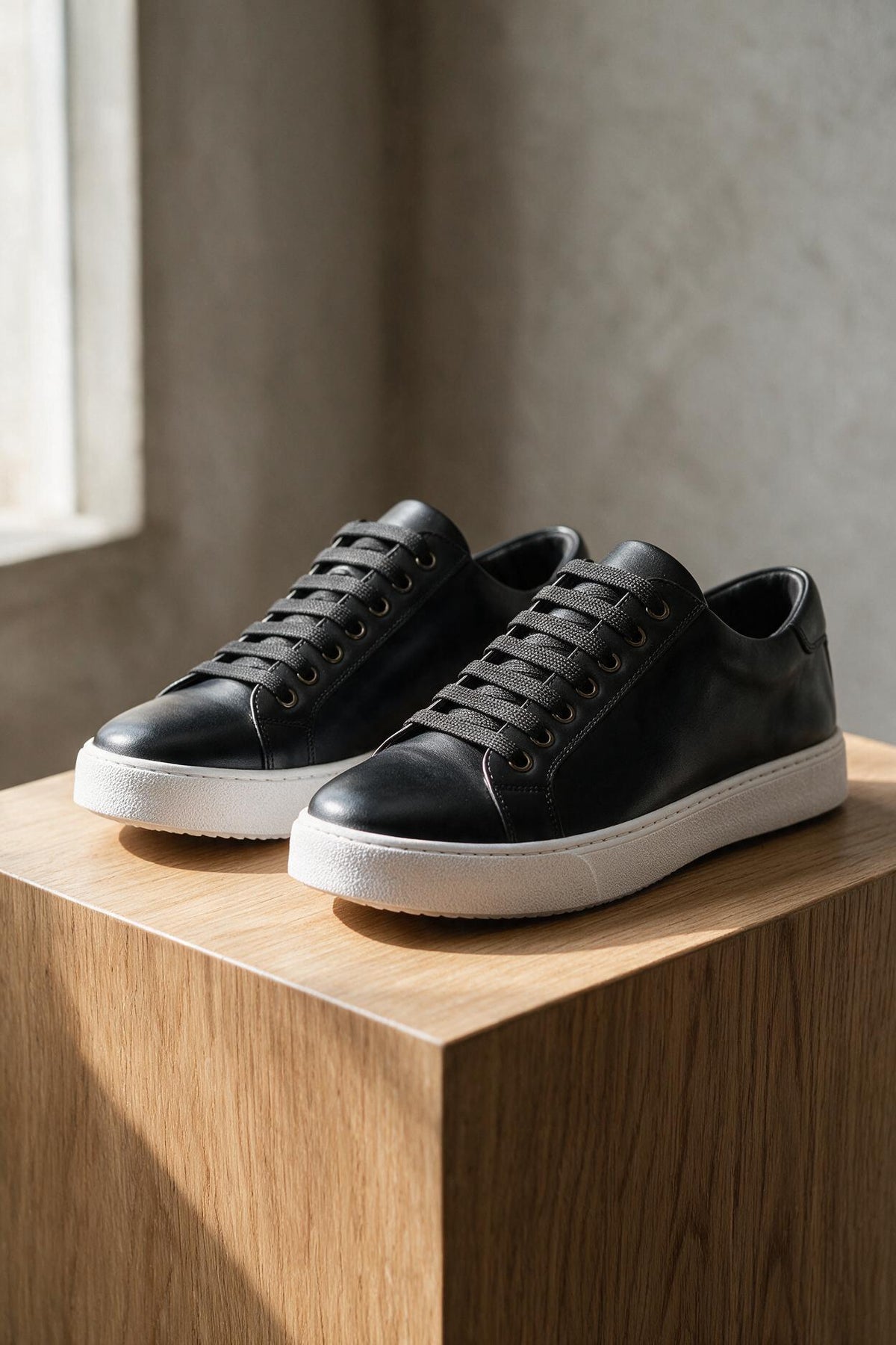 Men's Leather Trainers