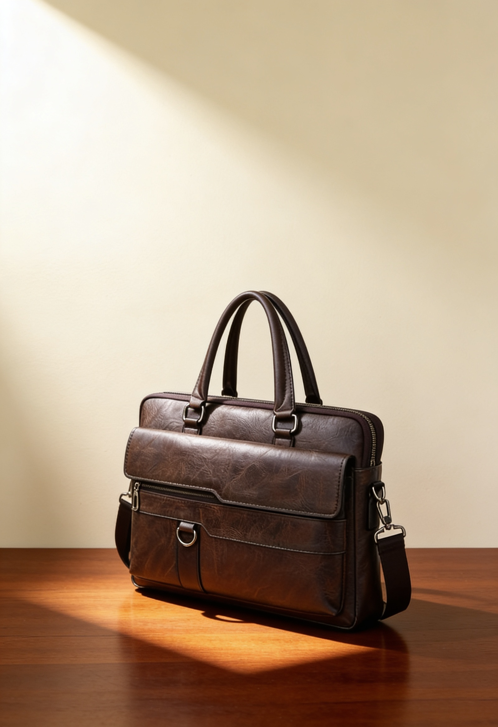 Men's Leather Briefcase Bag