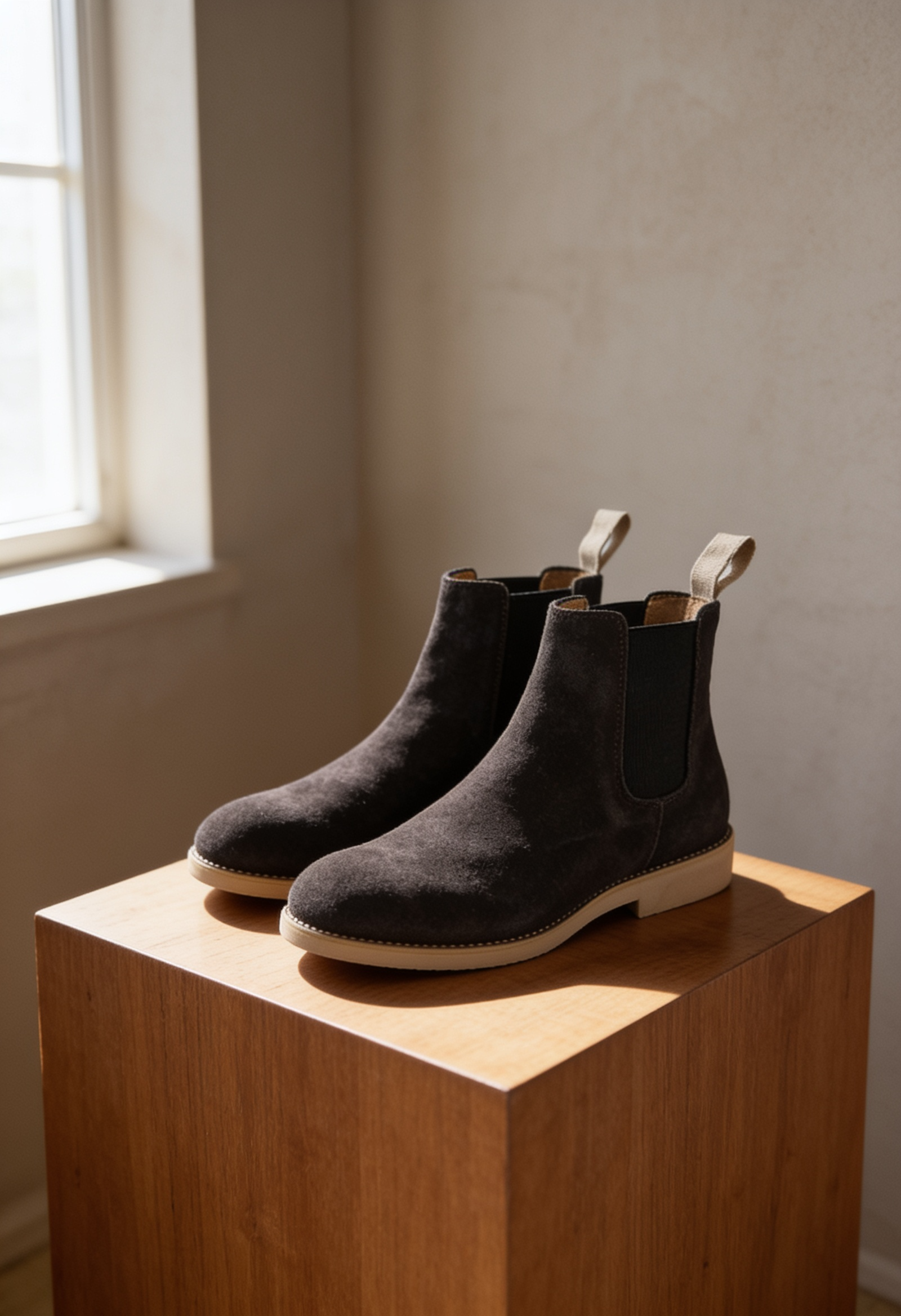 Men's Suede Chelsea Boots