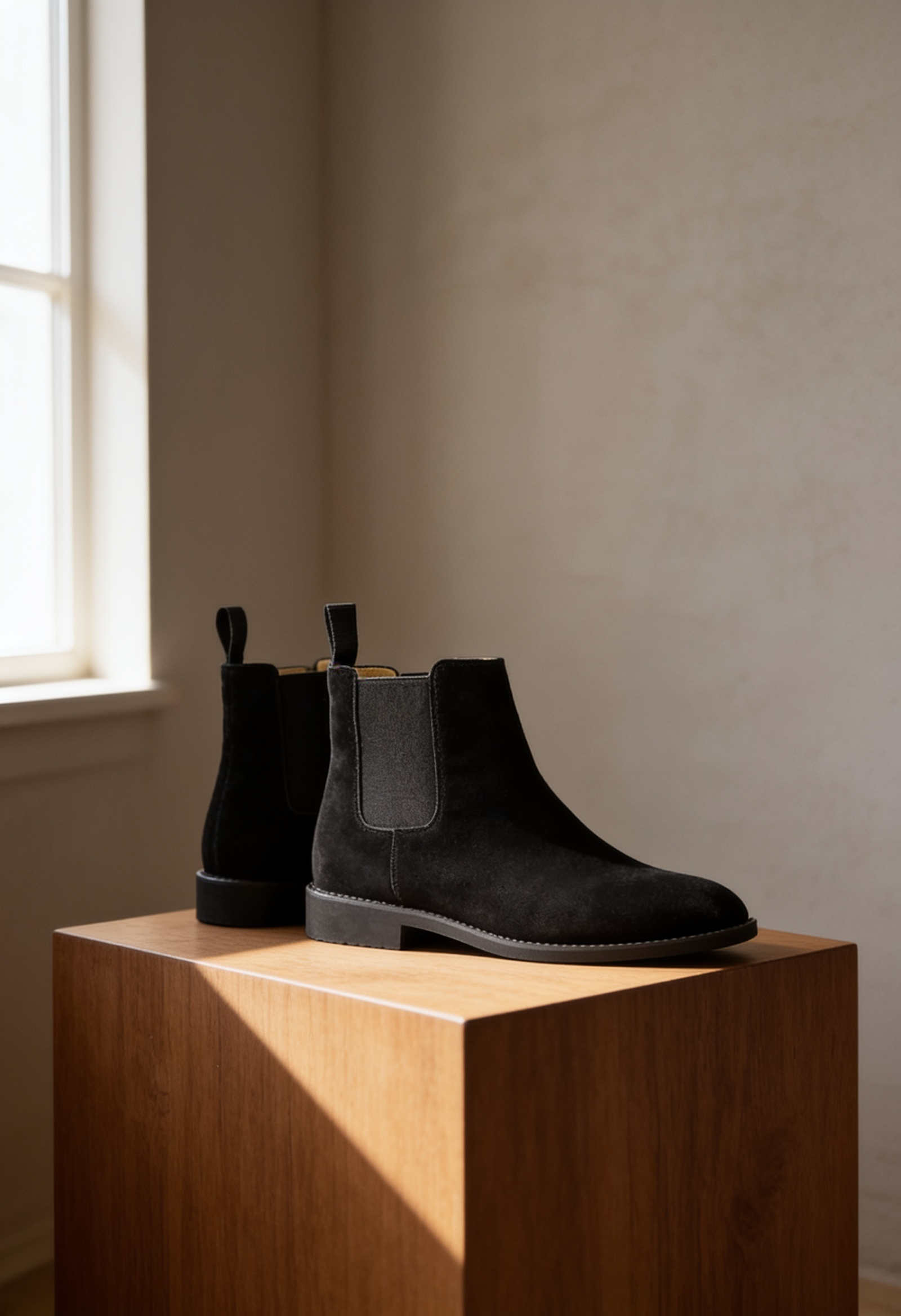 Men's Suede Chelsea Boots