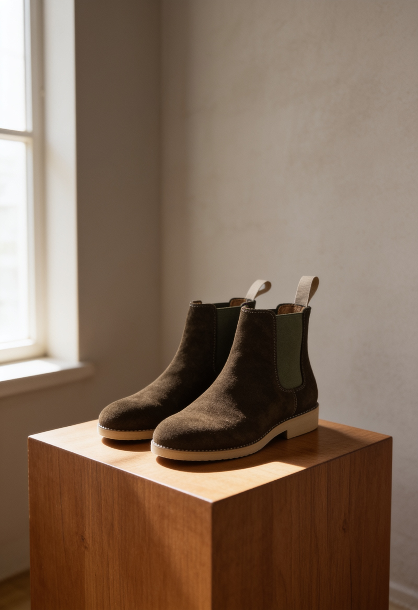 Men's Suede Chelsea Boots