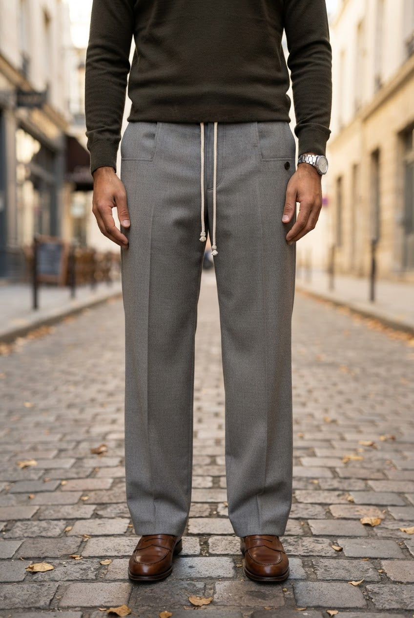 Men's Wide Leg Trousers