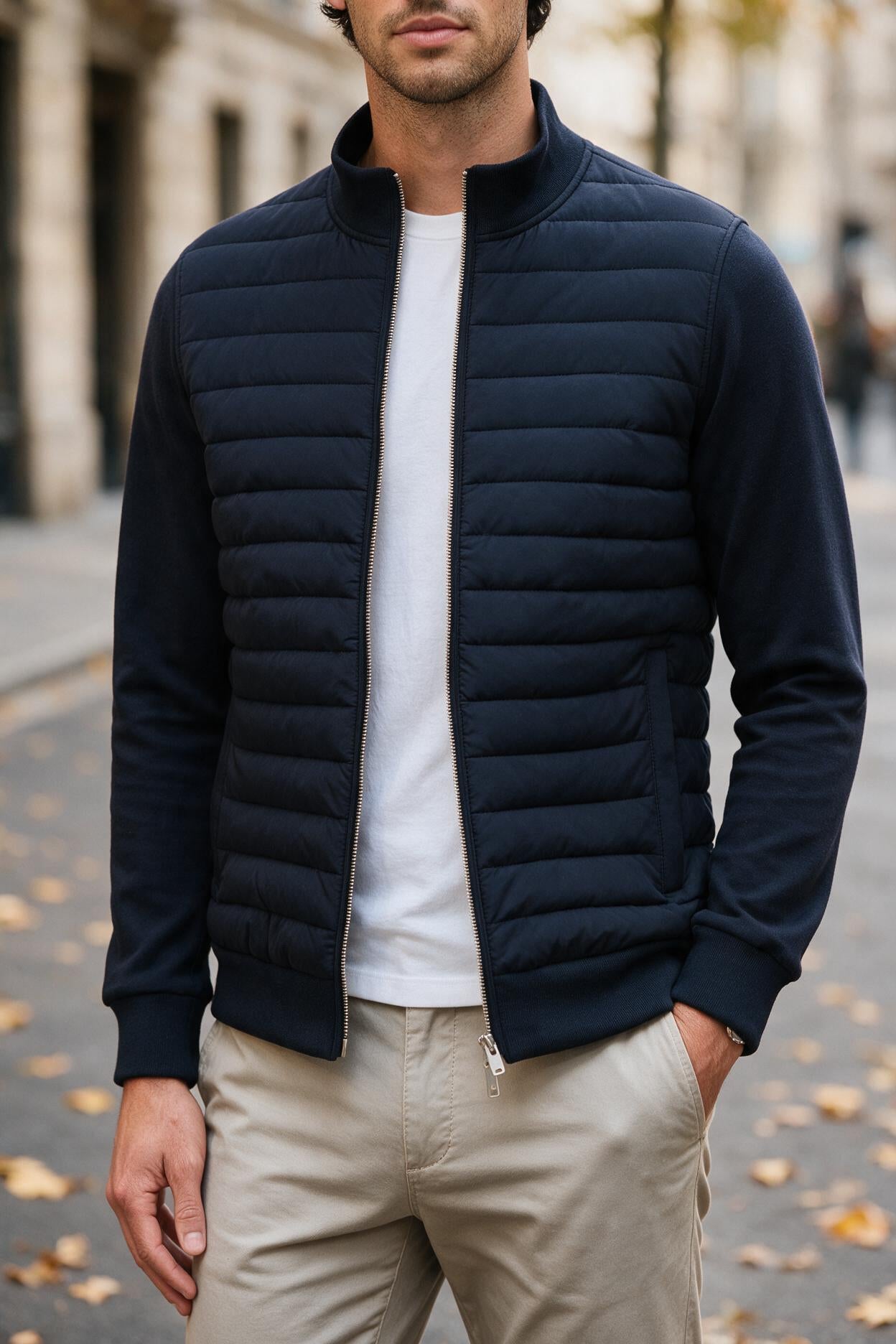 Men's Padded Hybrid Jacket