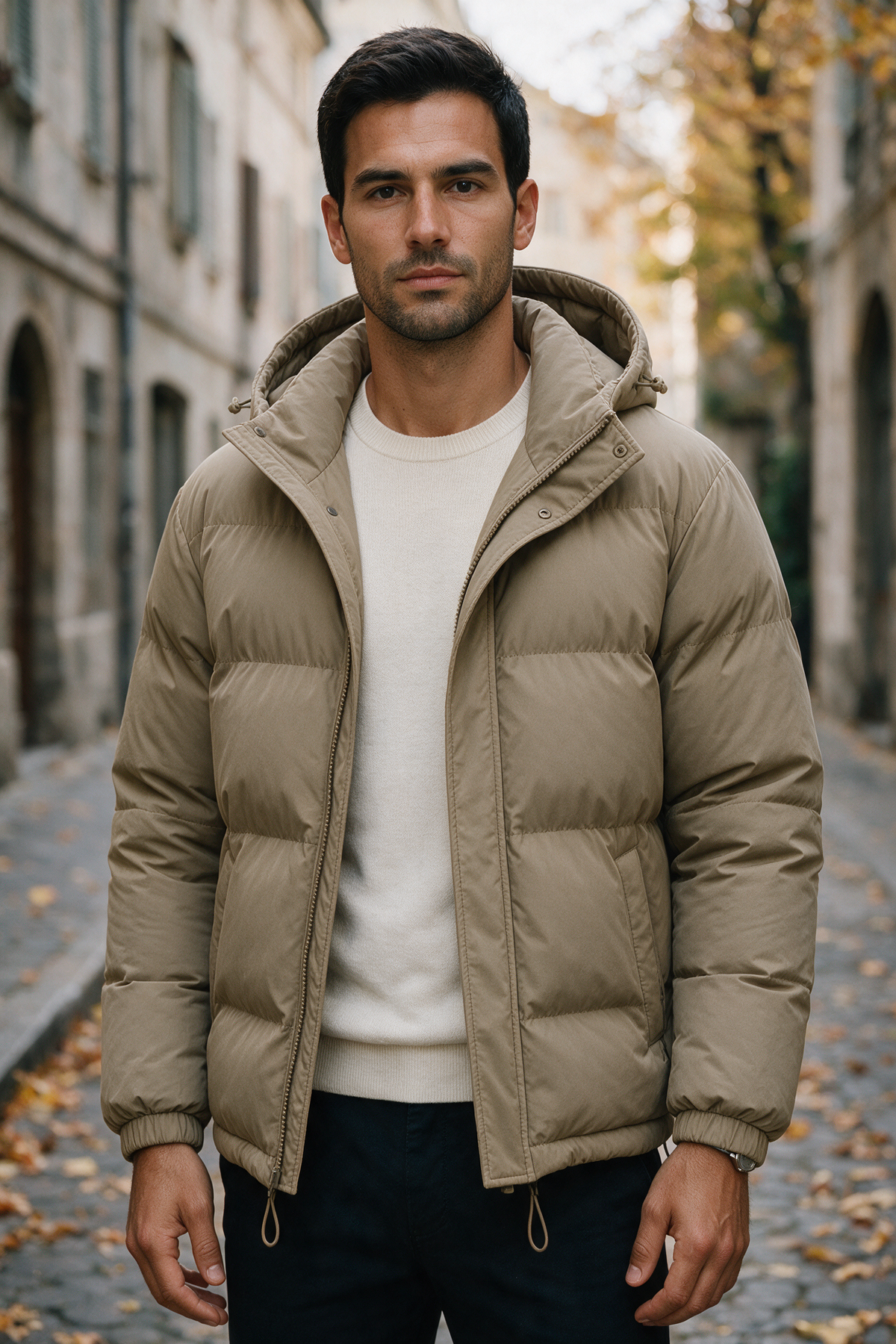 Men's Hooded Puffer Jacket