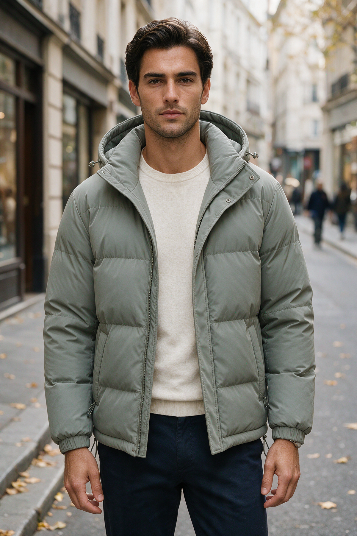 Men's Hooded Puffer Jacket