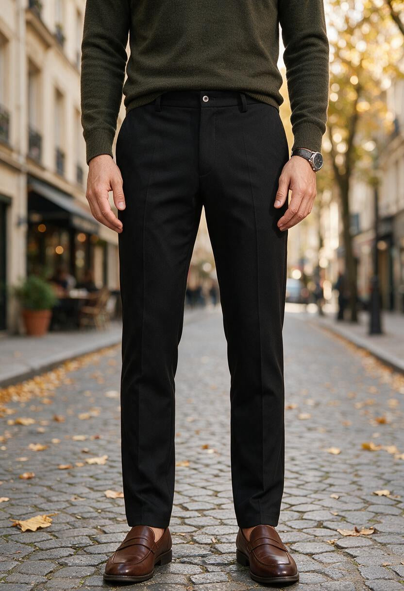 Men's Slim Fit Stretch Trousers