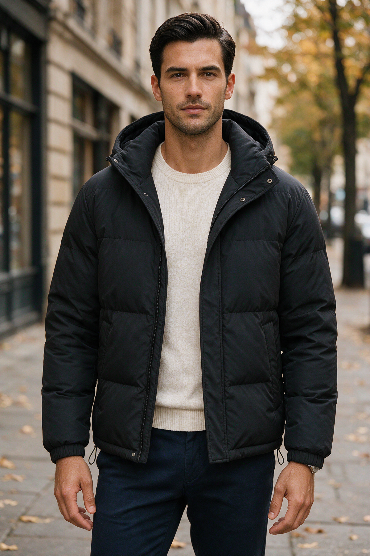 Men's Hooded Puffer Jacket