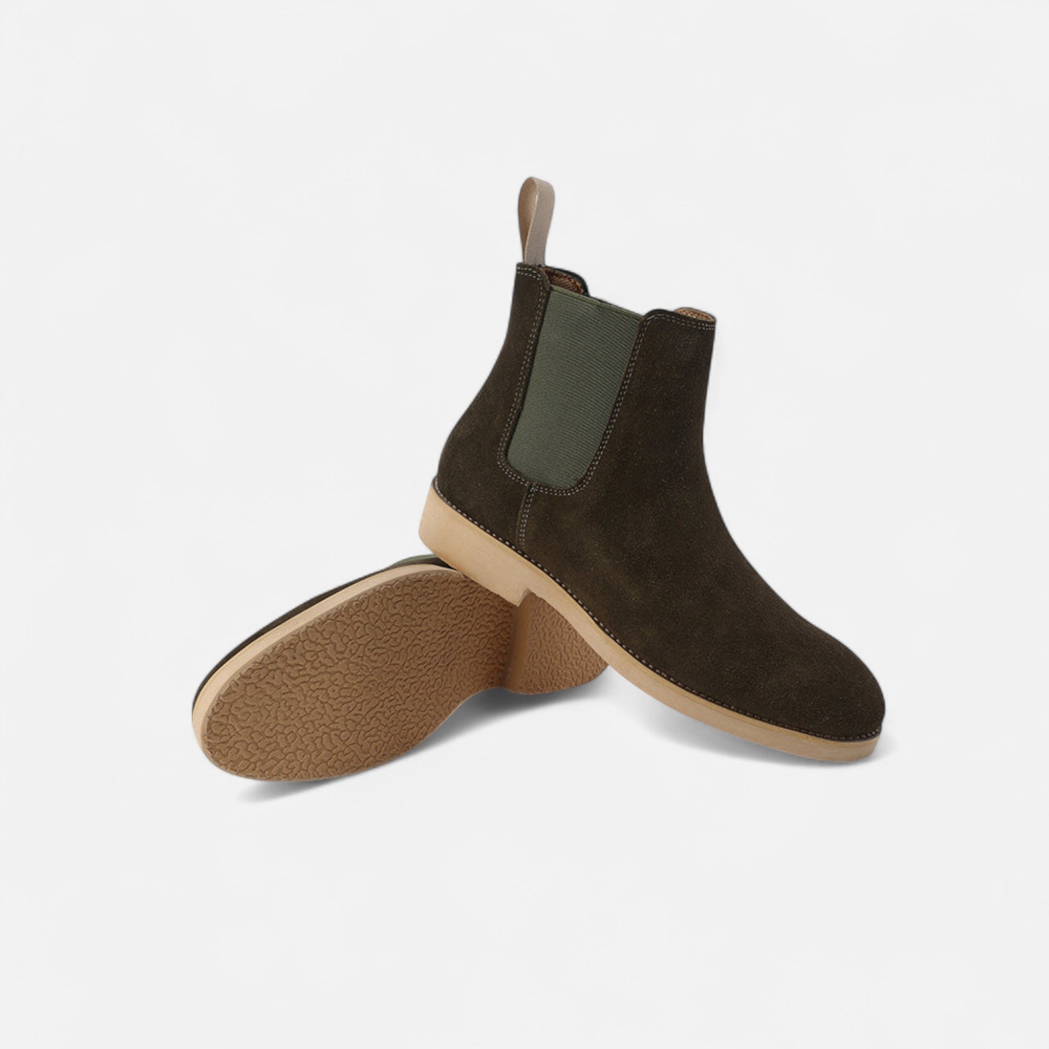 Men's Suede Chelsea Boots