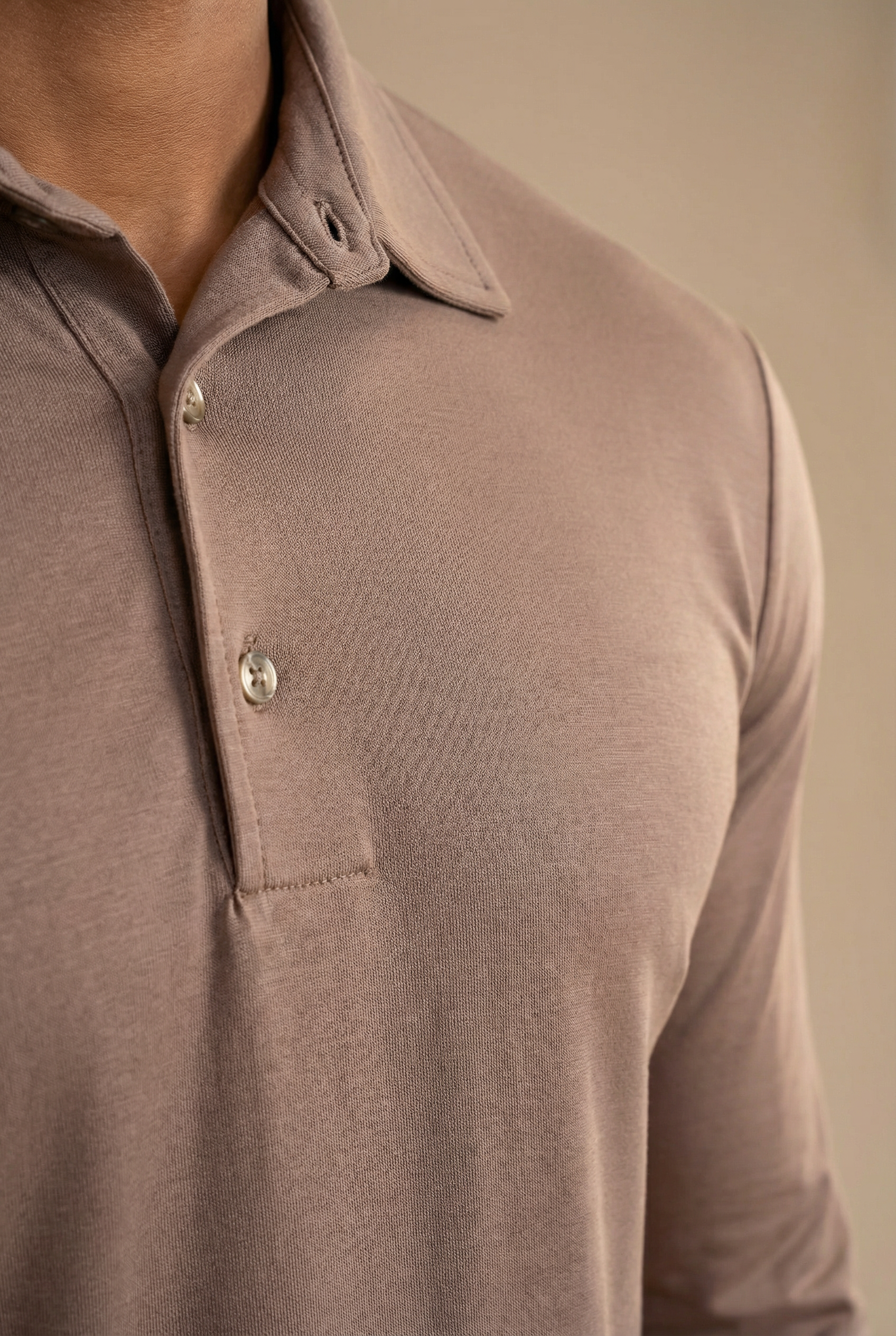 Men's Long Sleeve Polo Shirt