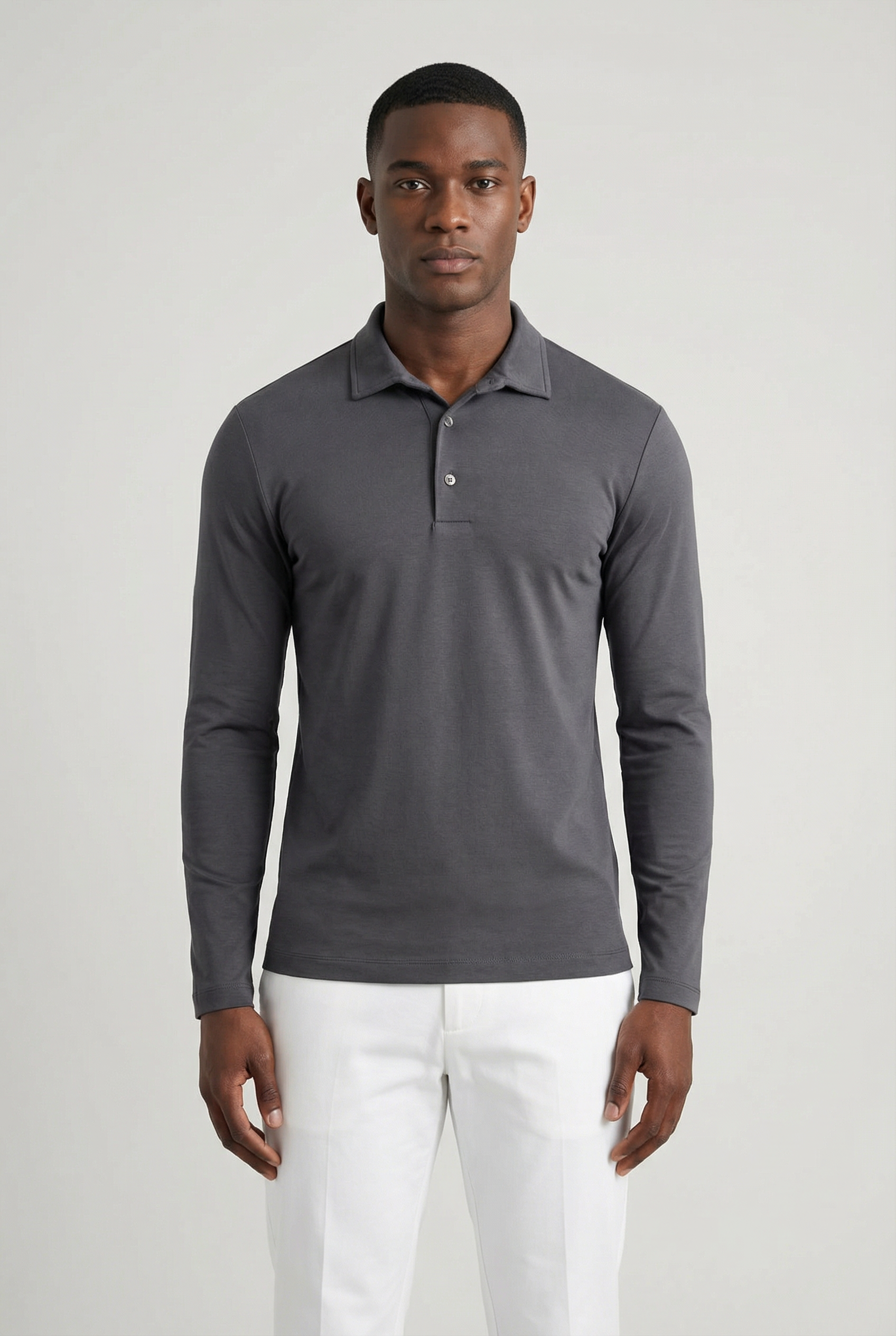 Men's Long Sleeve Polo Shirt