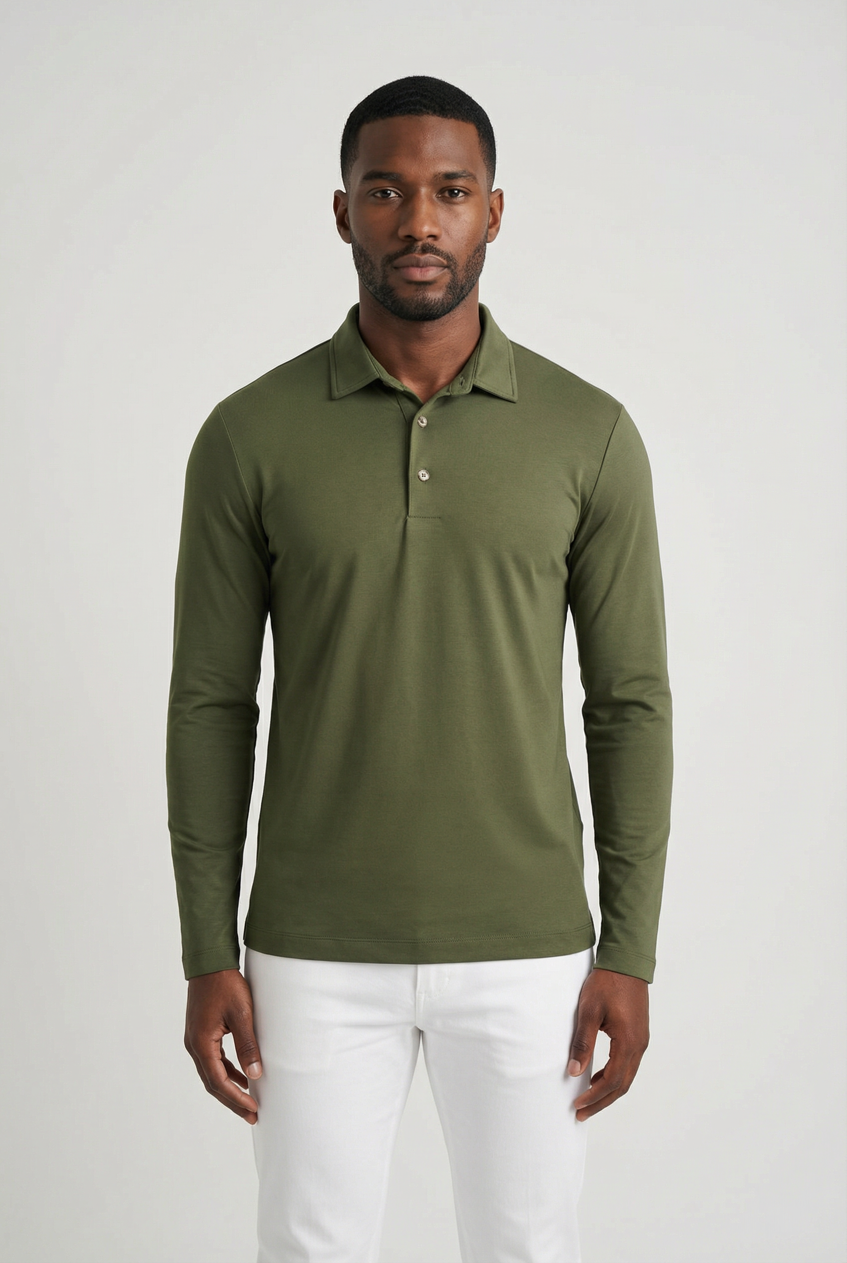 Men's Long Sleeve Polo Shirt