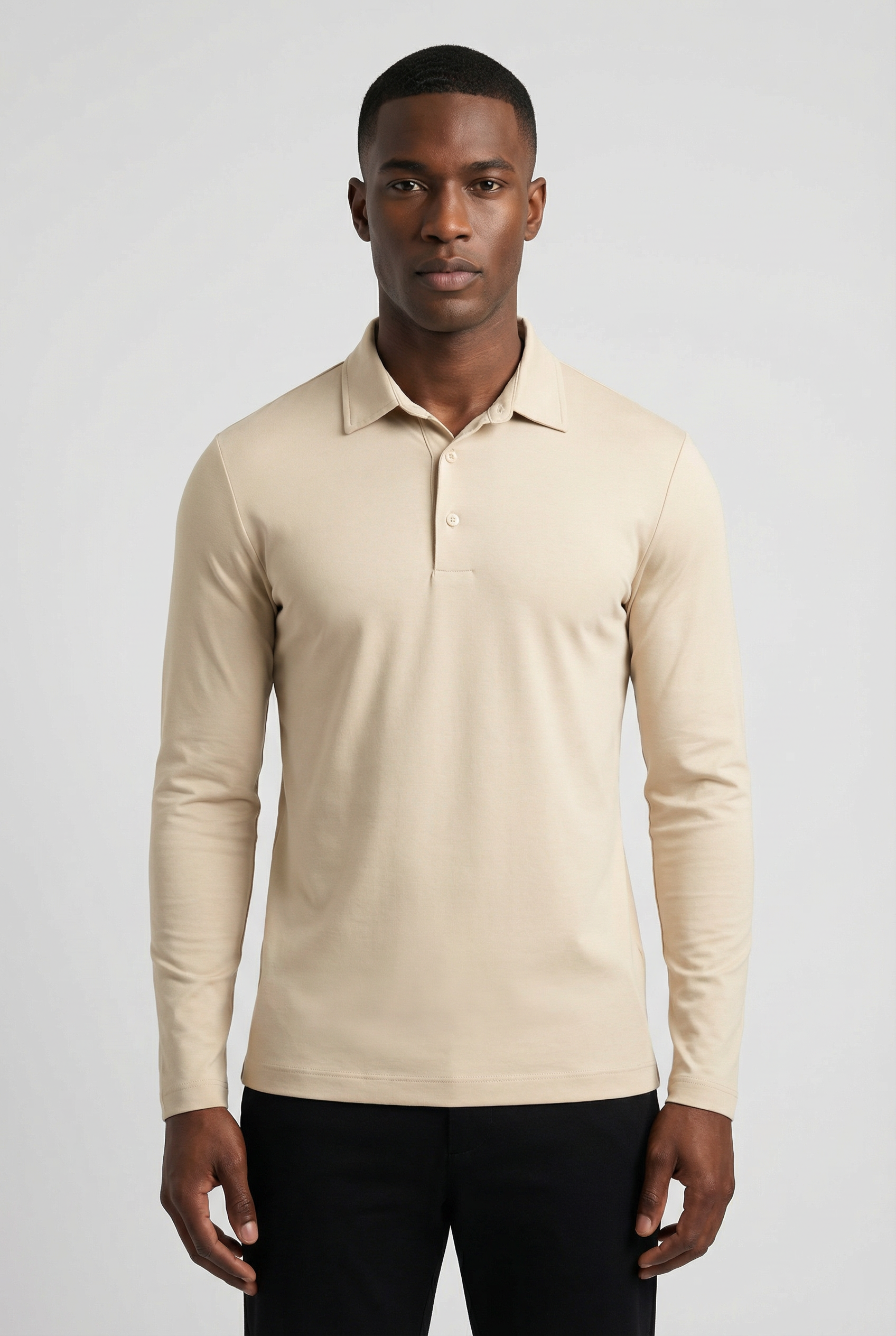 Men's Long Sleeve Polo Shirt