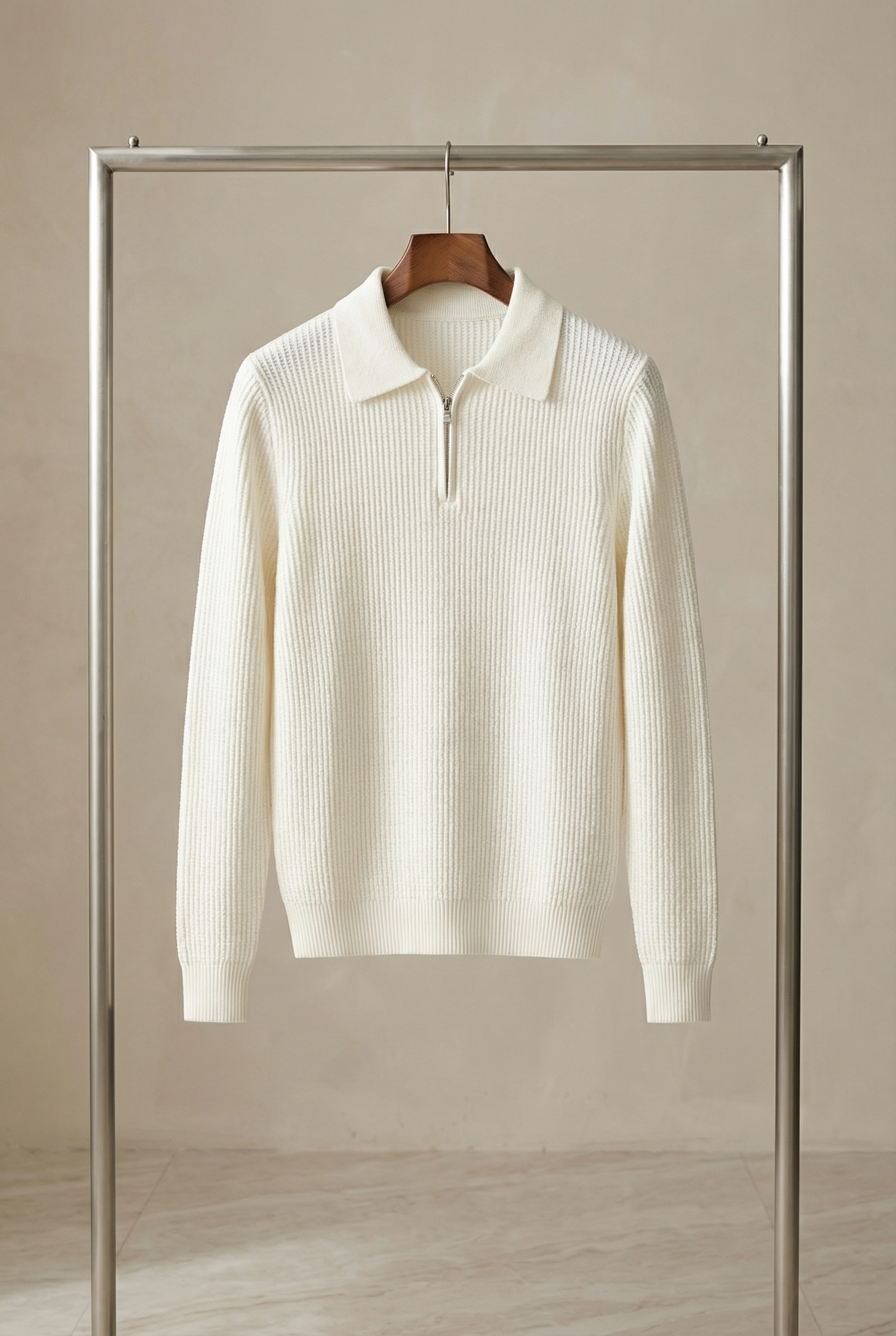 Men's Quarter Zip Sweater