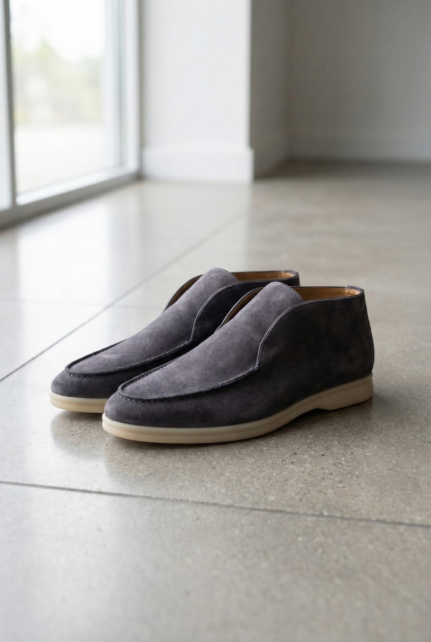 Men's Suede Slip-On Shoes