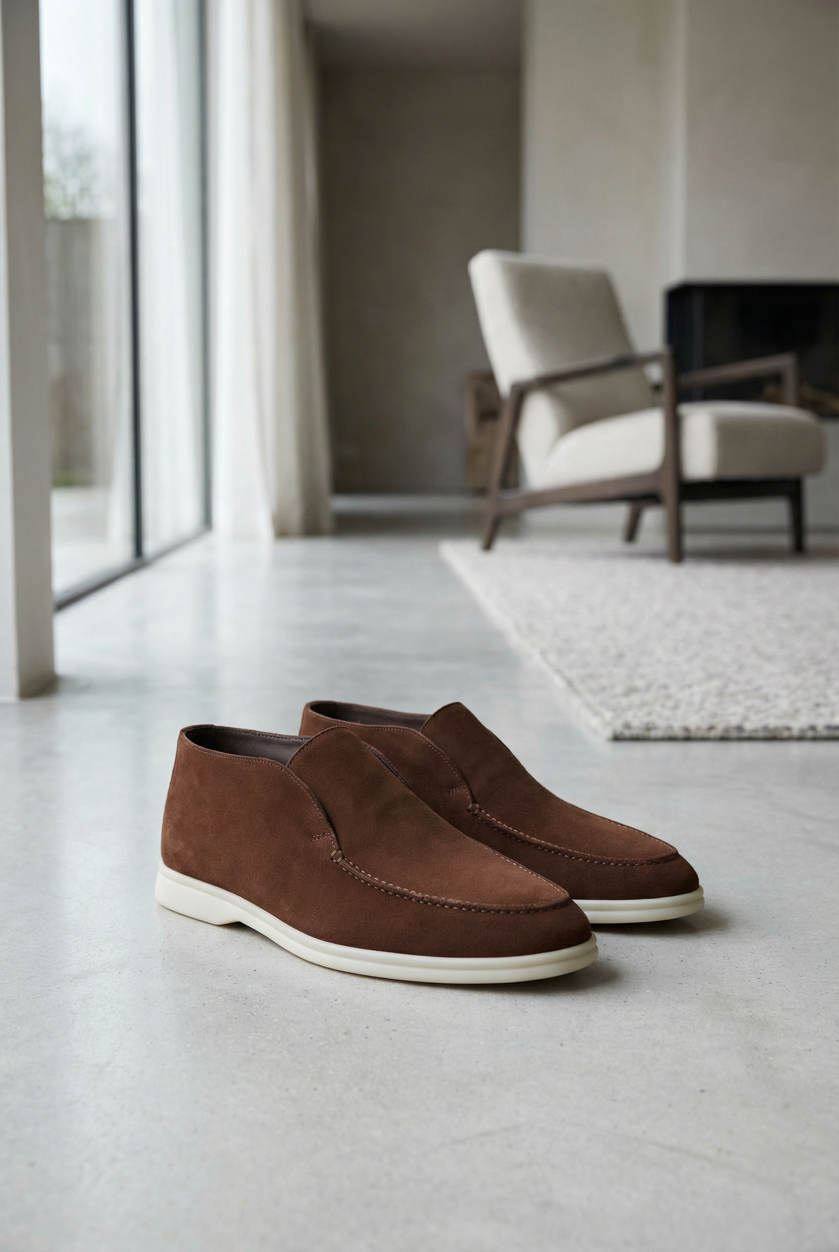 Men's Suede Slip-On Shoes