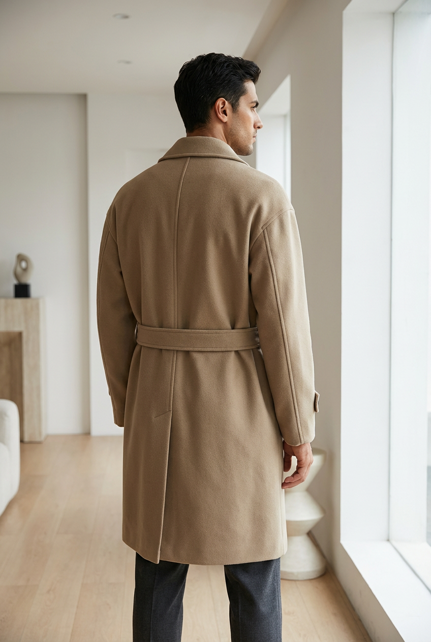 Men's Wool Overcoat