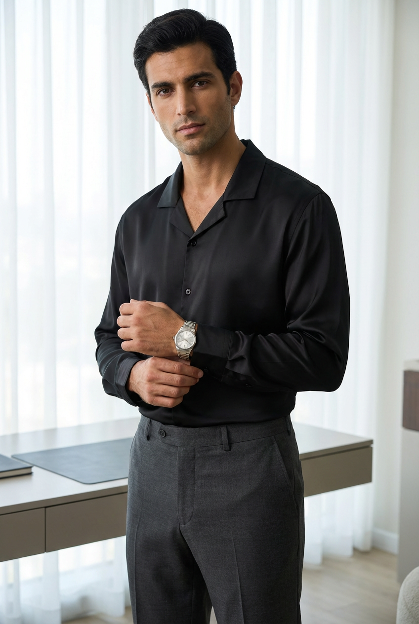 Men's Silk Shirt