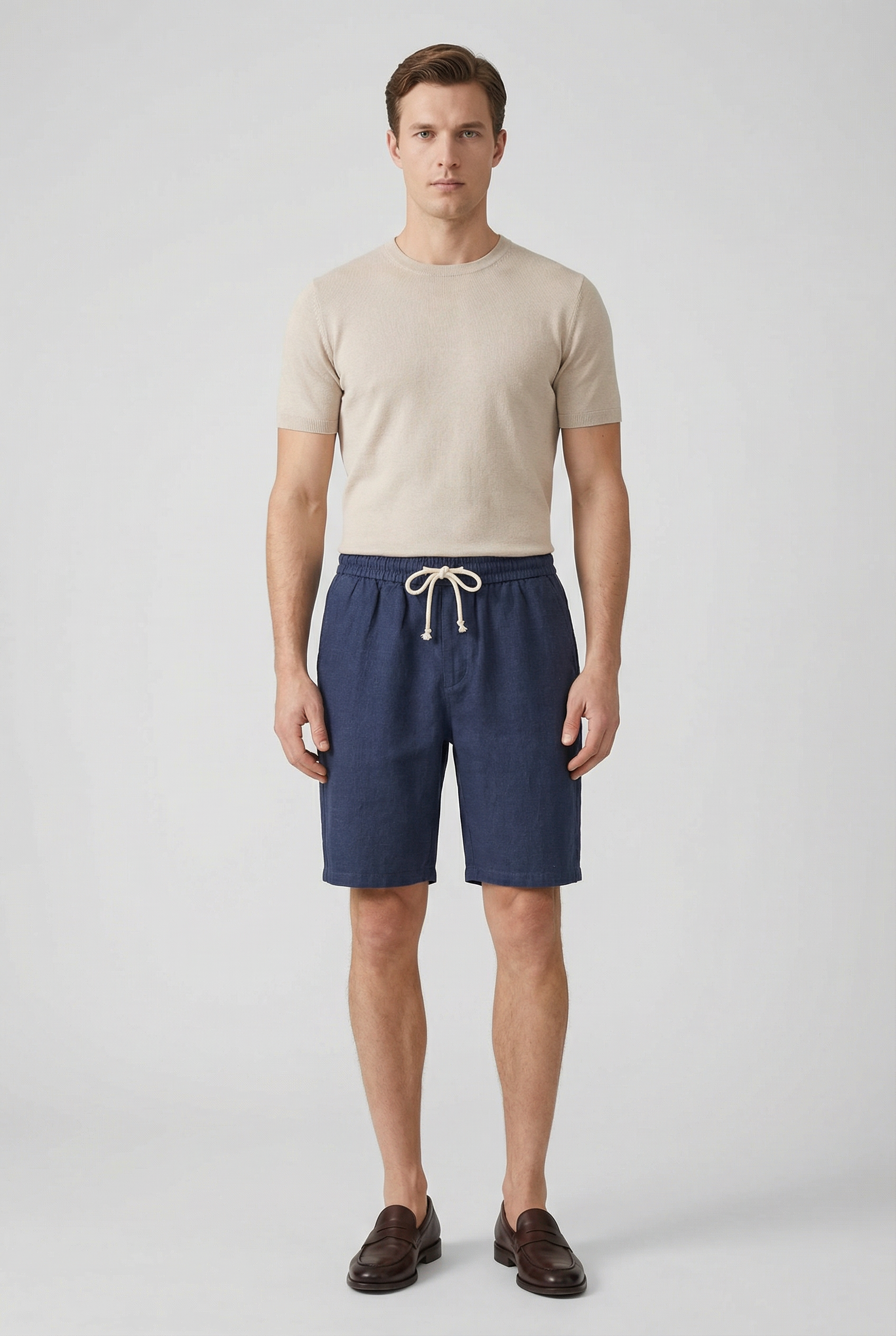 Men's Linen Relaxed Fit Shorts