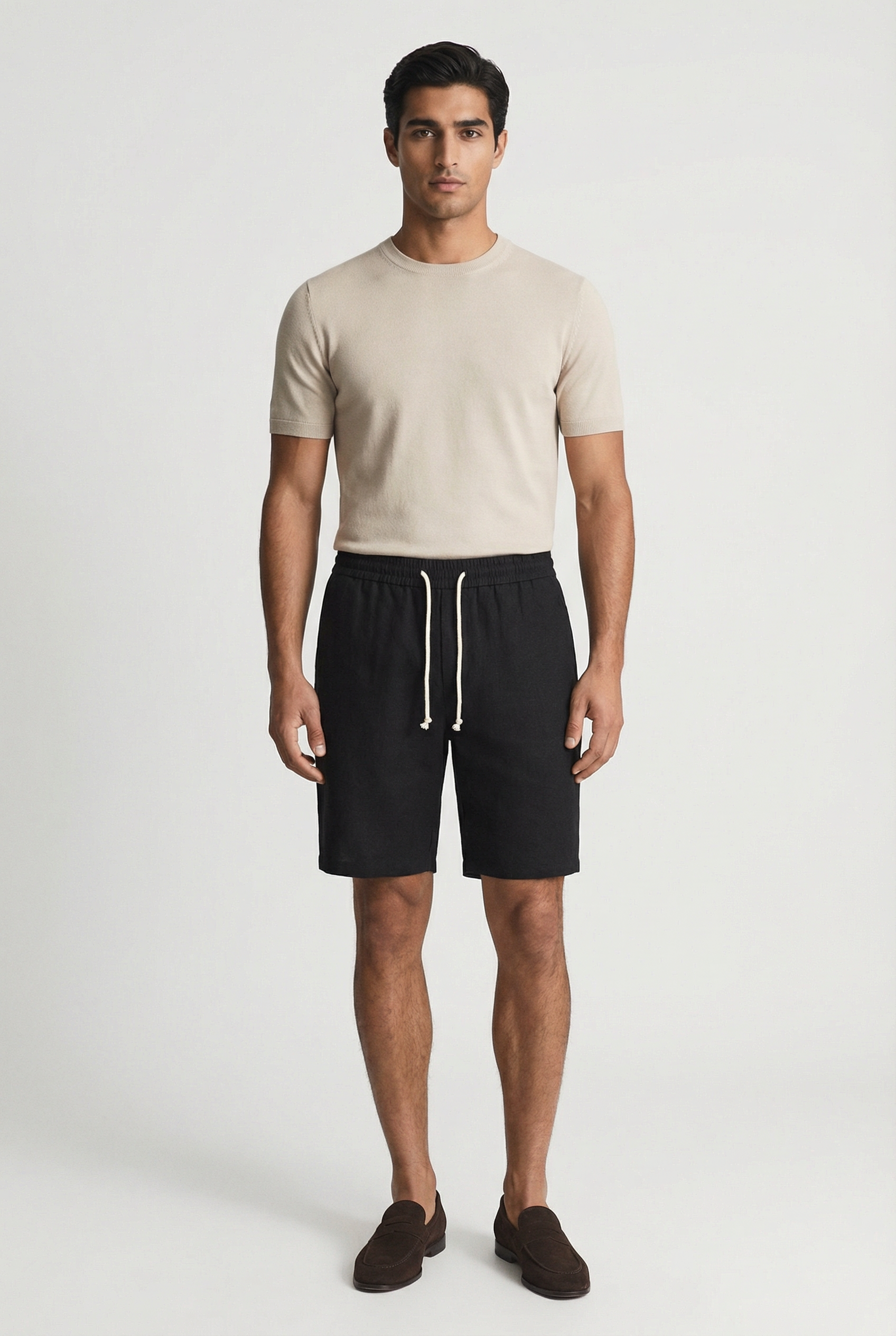Men's Linen Relaxed Fit Shorts