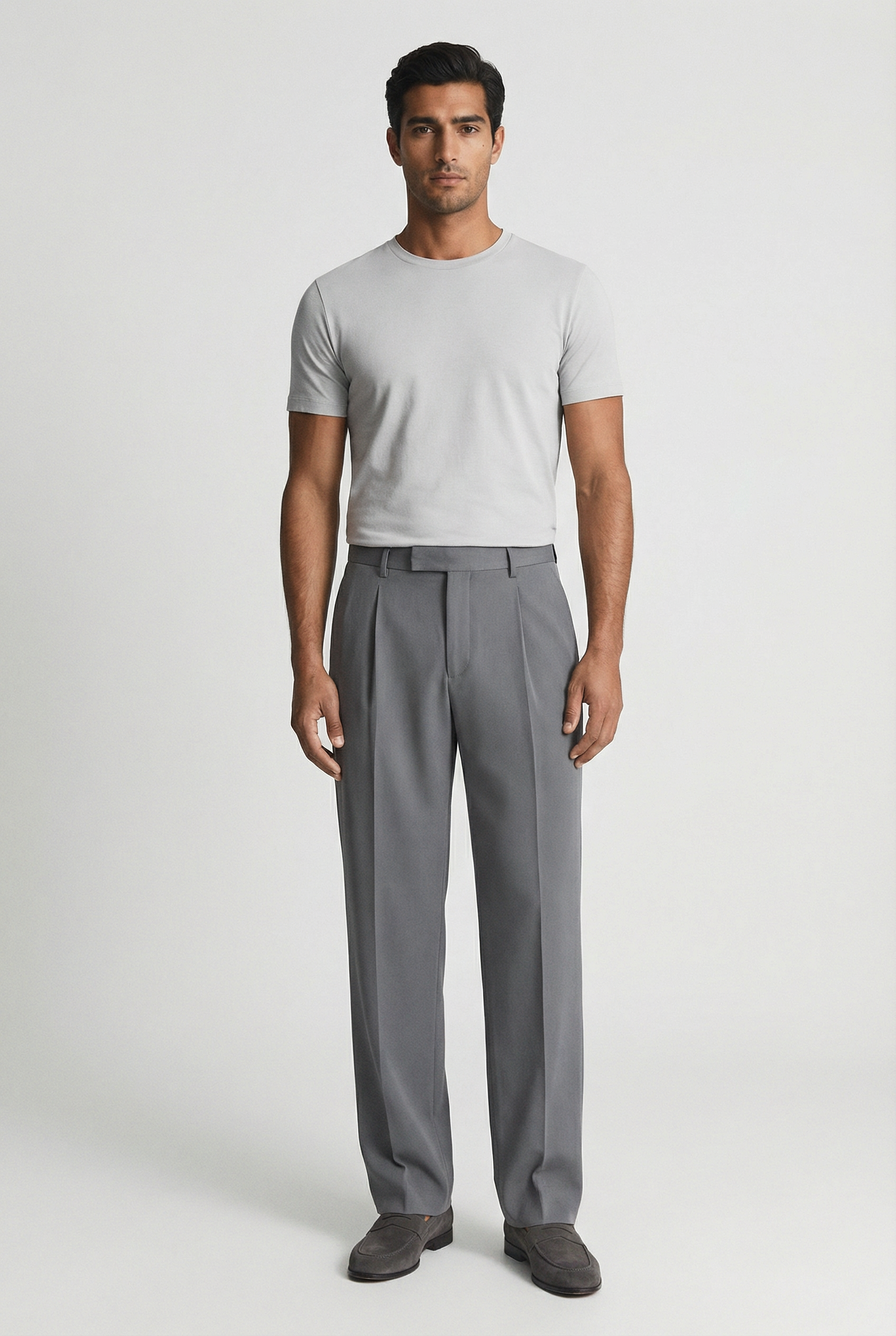 Men's Smart Pleated Trousers